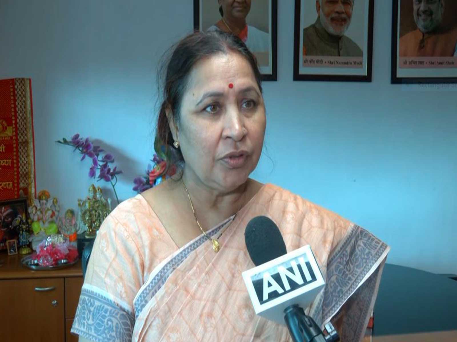 Municipal Corporation of Delhi (MCD) Standing Committee Chairperson Satya Sharma (File Photo/ANI)