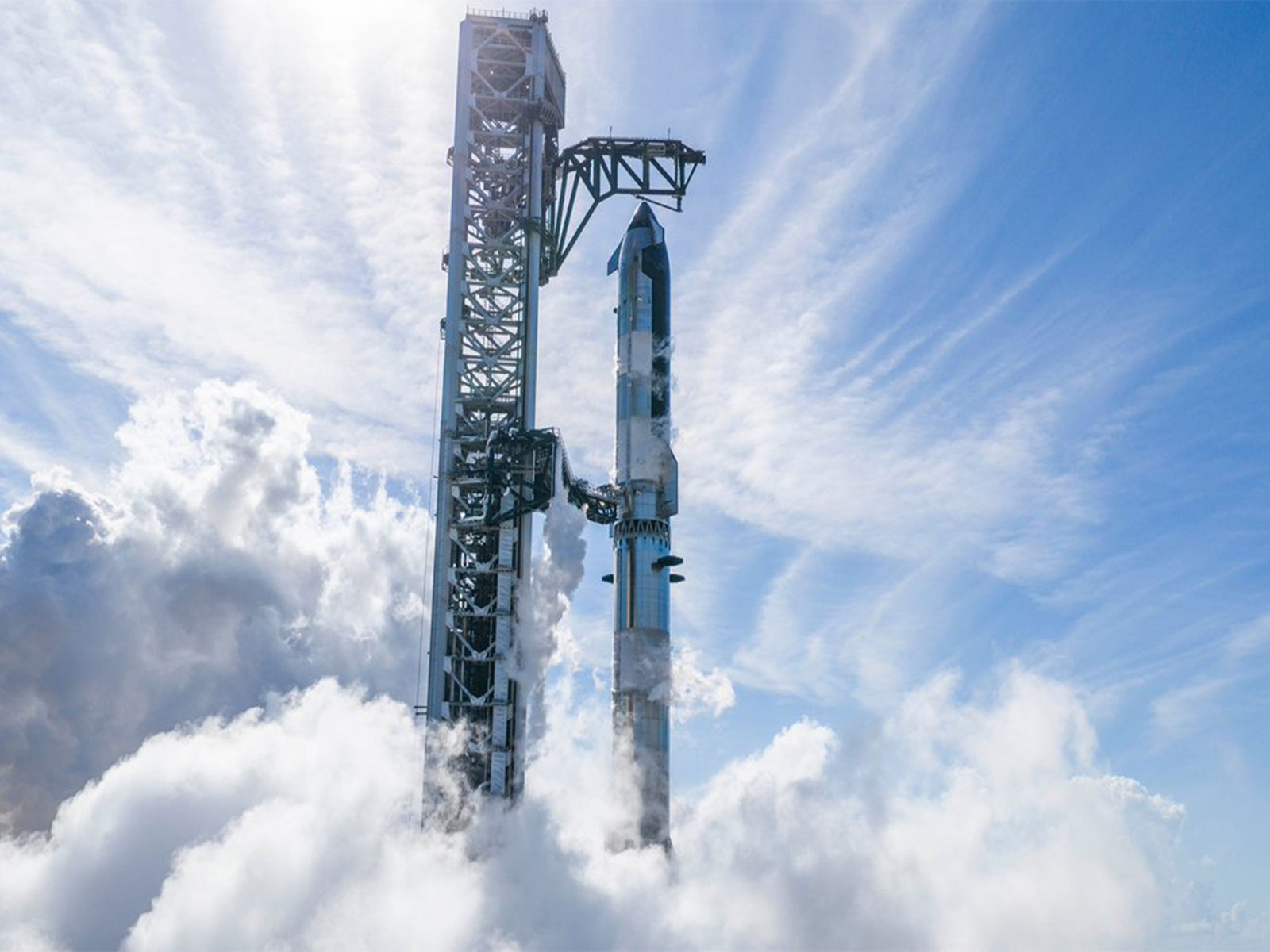 SpaceX's Super Heavy rocket Starship (Photo/@SpaceX)