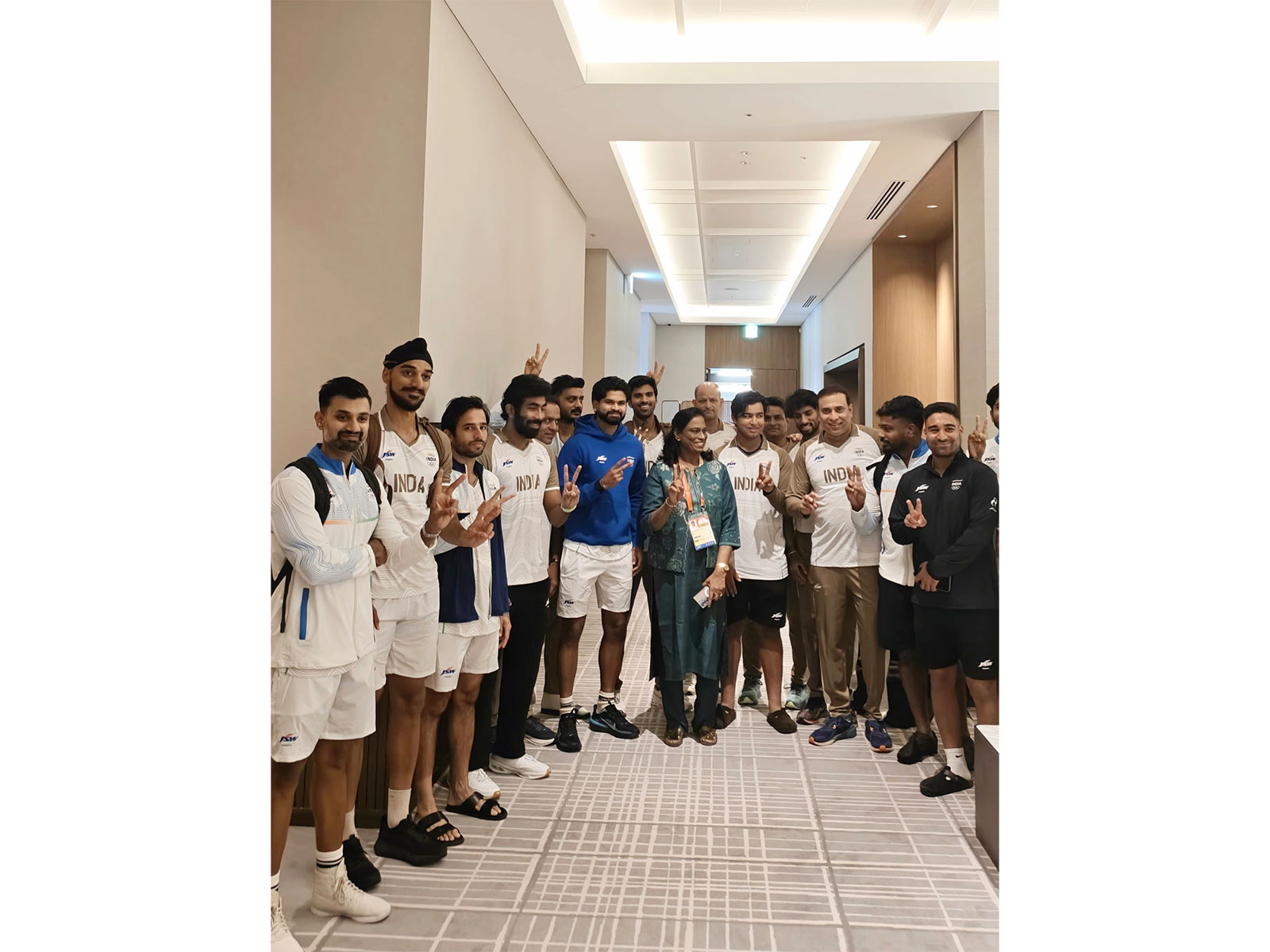 IOA President PT Usha met India men's cricket team amid ongoing Asian Games 2026. (Photo: X/@PTUshaOfficial)