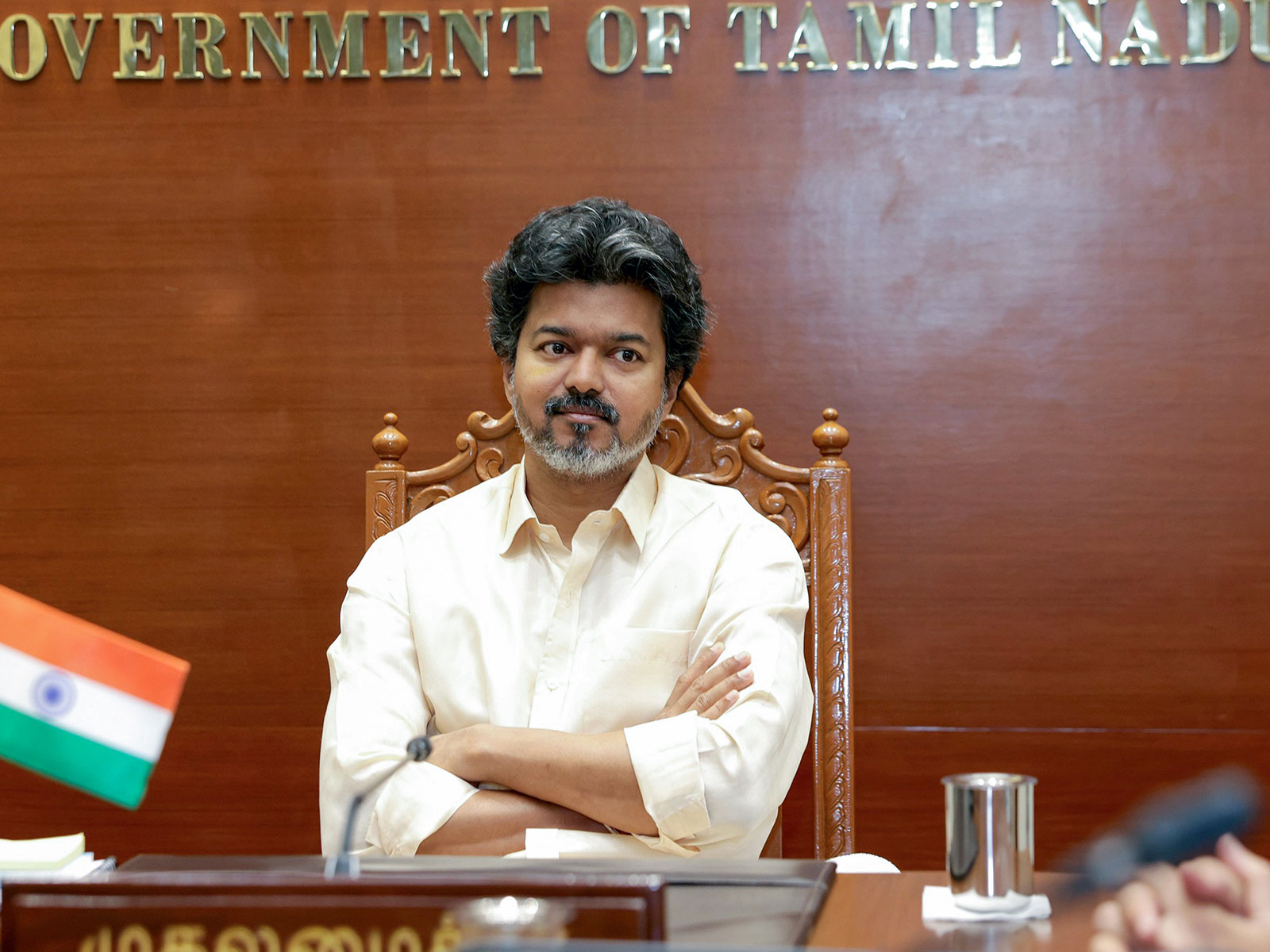 Tamil Nadu Chief Minister C Joseph Vijay (File Photo/ANI)