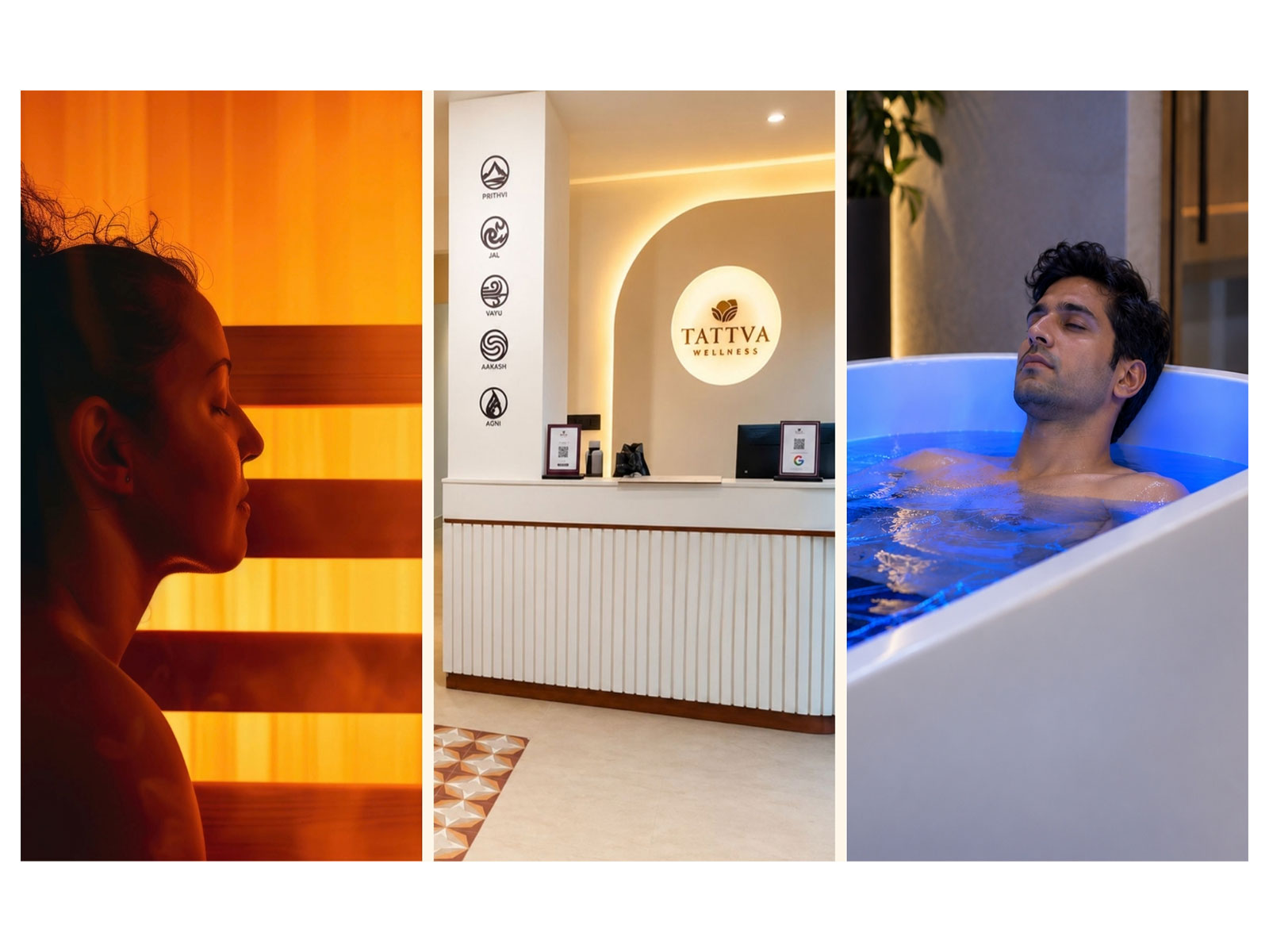 Tattva’s dedicated Recovery Zone on Golf Course Road combines traditional massage therapies with advanced recovery rituals to offer a holistic experience.