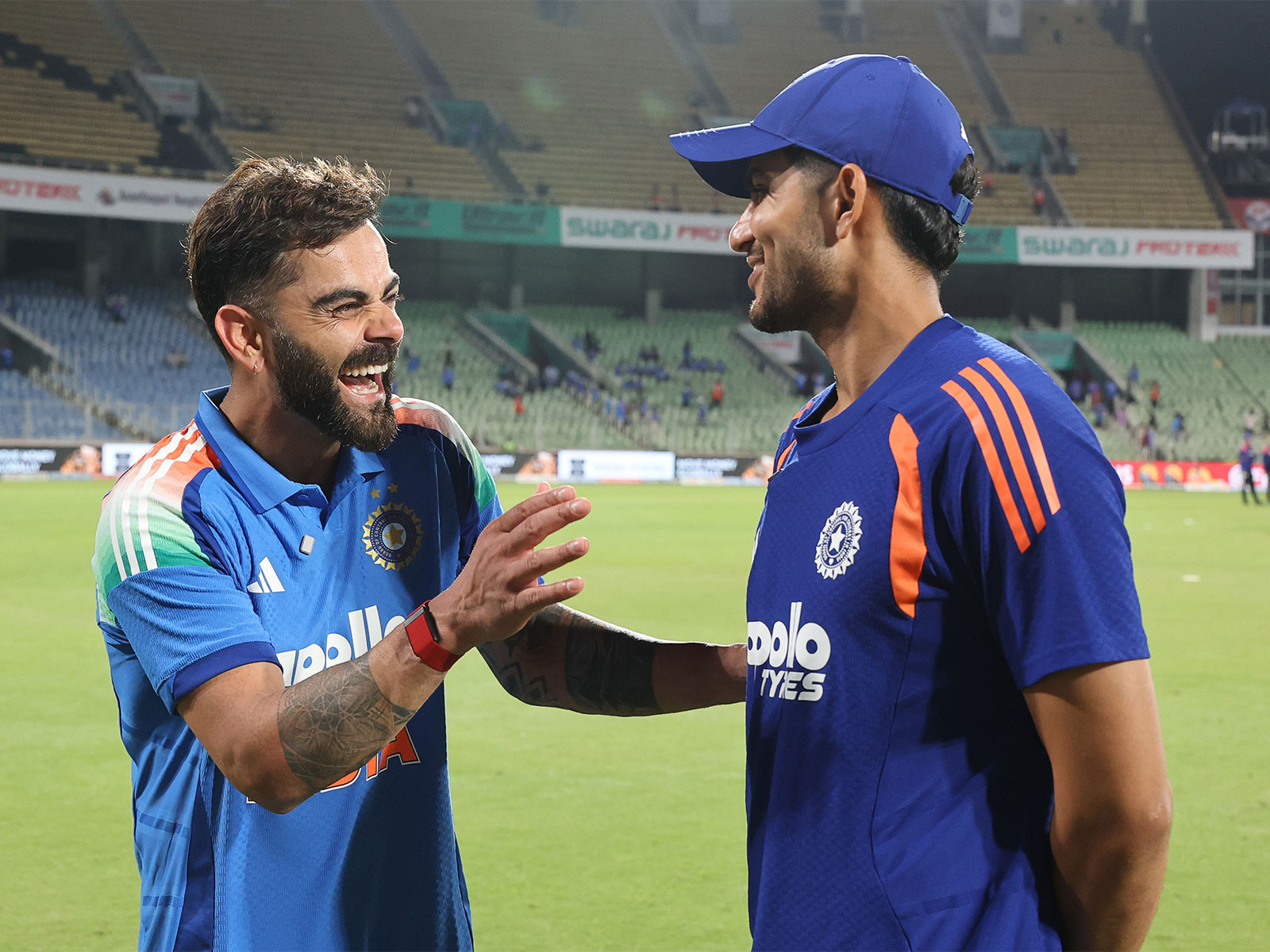 Virat Kohli and Shubman Gill. (Photo: @BCCI X)