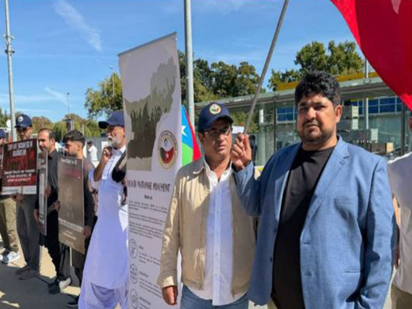 'Baloch National Movement' holds protest in Geneva over human rights violations in Balochistan (Photo/X/@BNMovement_)