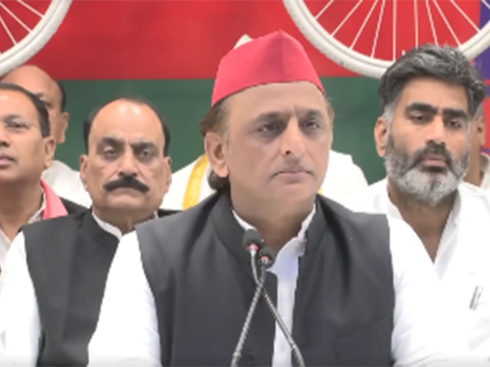 Samajwadi Party (SP) chief Akhilesh Yadav (Photo/ANI)