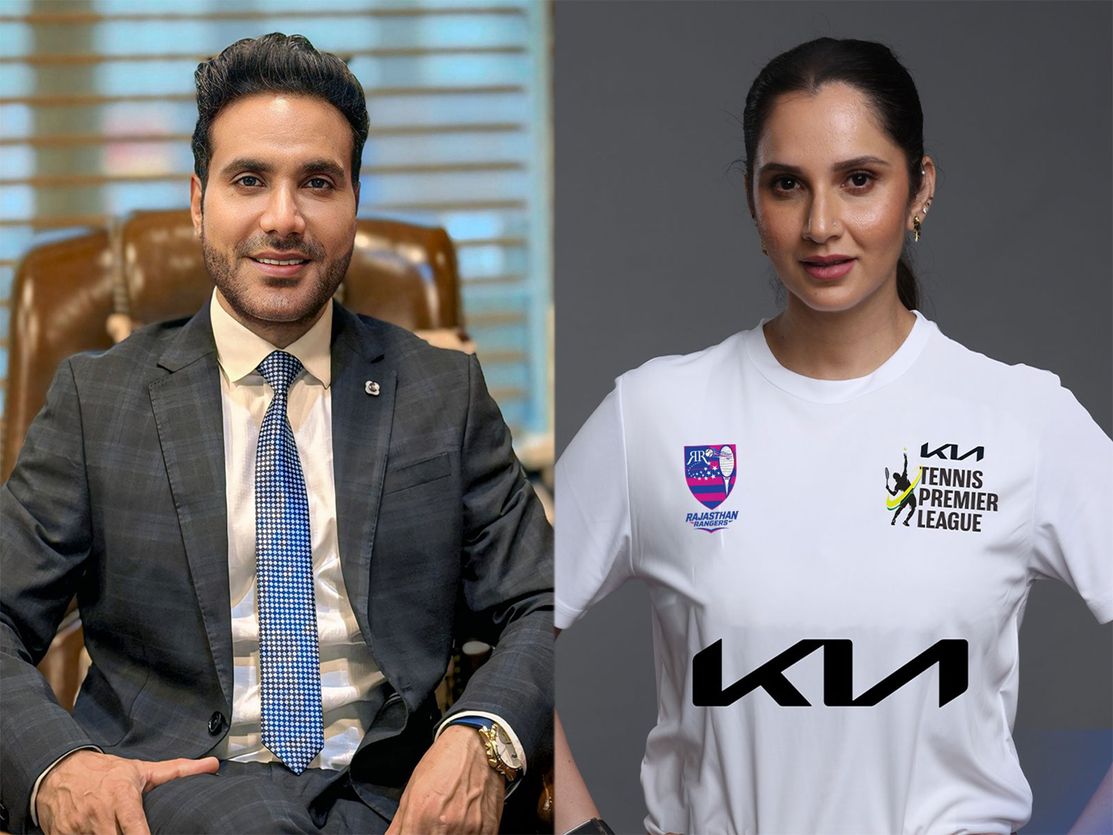 Sania Mirza (R) and Salim Diwan (L) (Photo: RAPL Group)