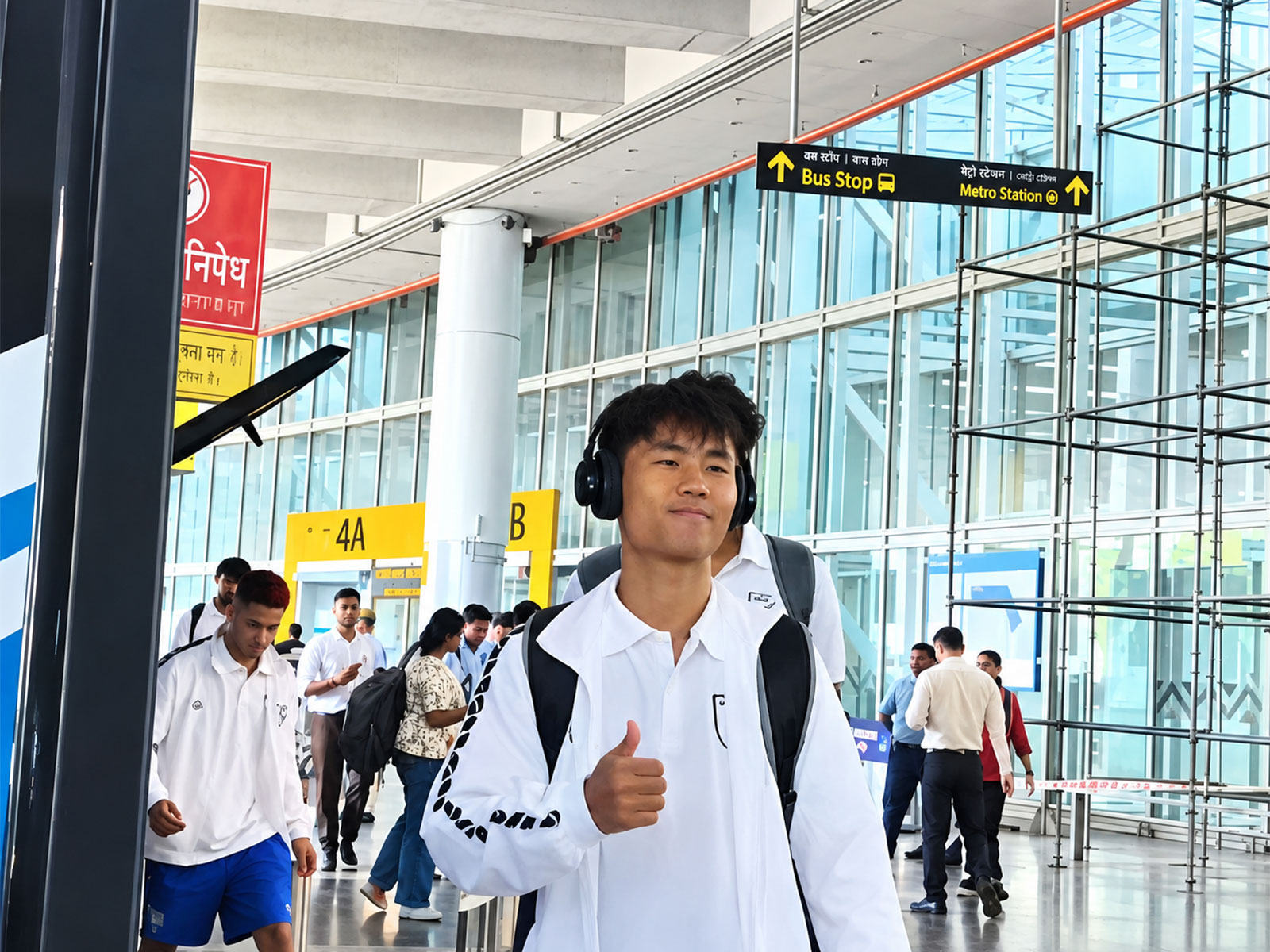 Indian team arrived in Kolkata  (Photo: AIFF)