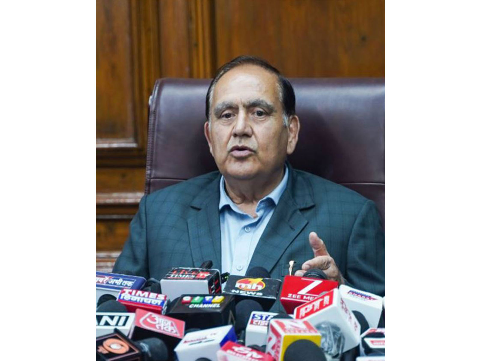 Speaker of the Himachal Pradesh Legislative Assembly Kuldeep Singh Pathania (Photo/ANI)