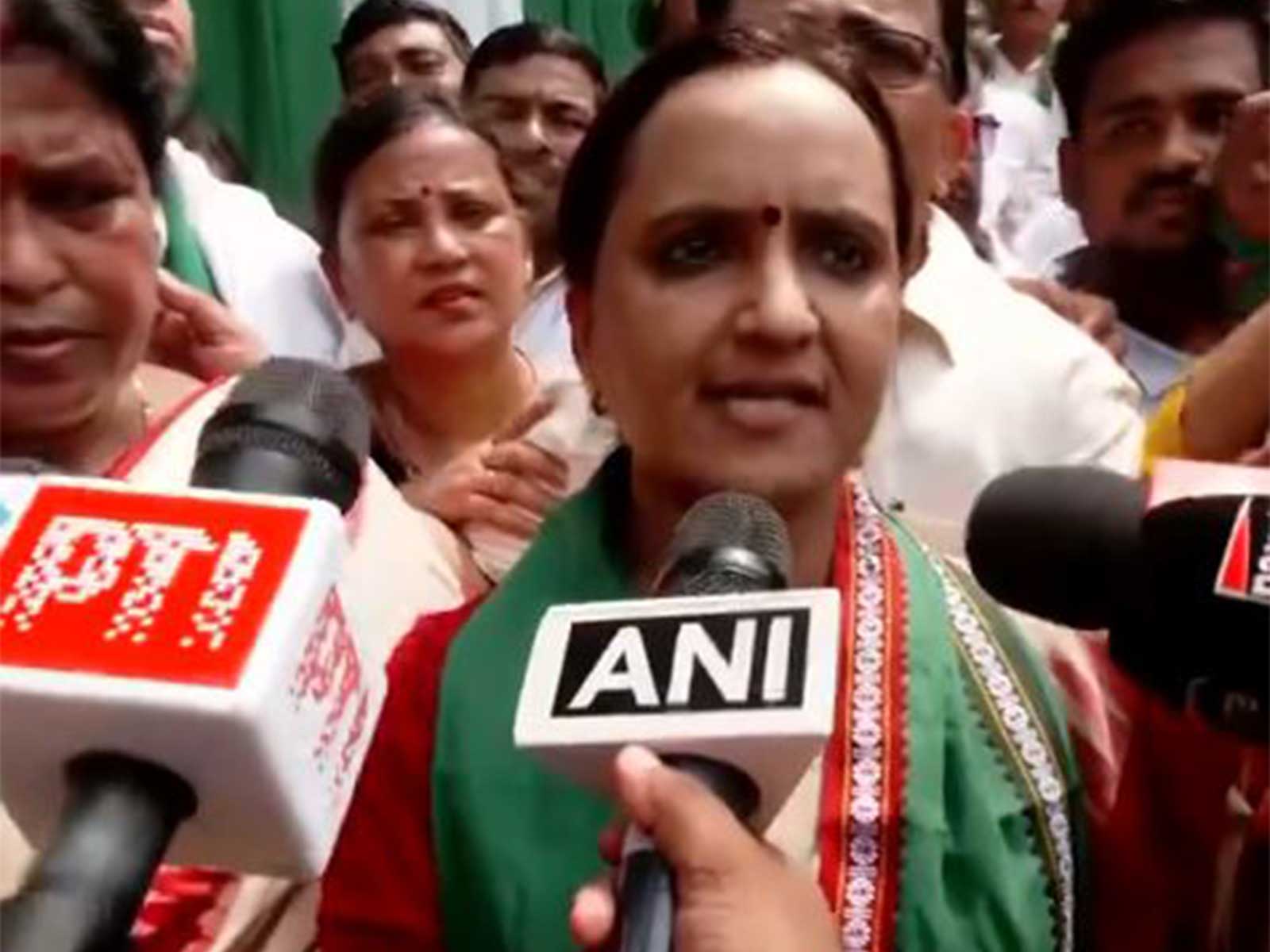 Biju Janata Dal (BJD) leader Sujata Rout Karthikeyan (Photo/ANI)