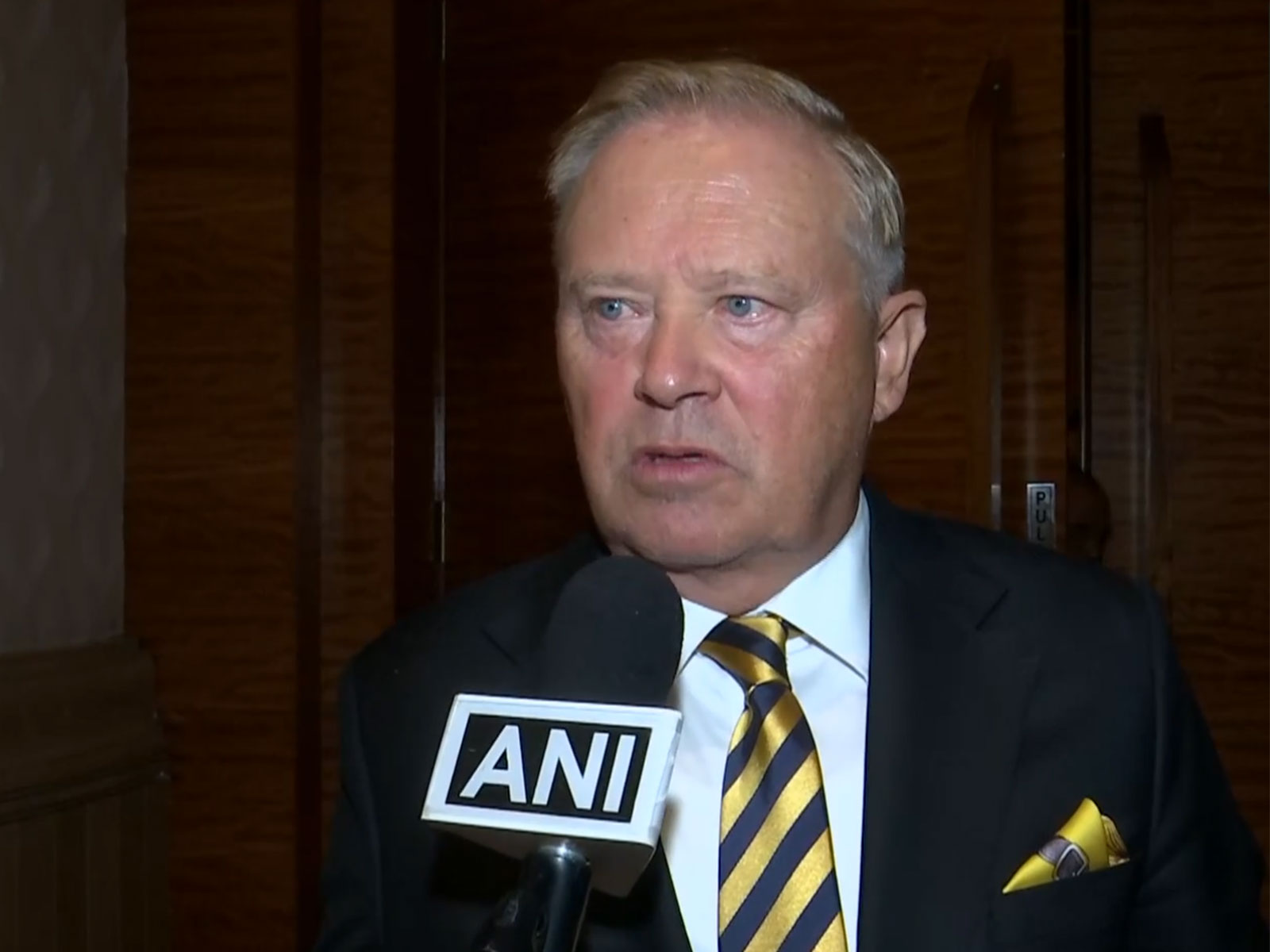 Bendikt Hoskuldsson, Ambassador of Iceland to India (Photo/ANI)