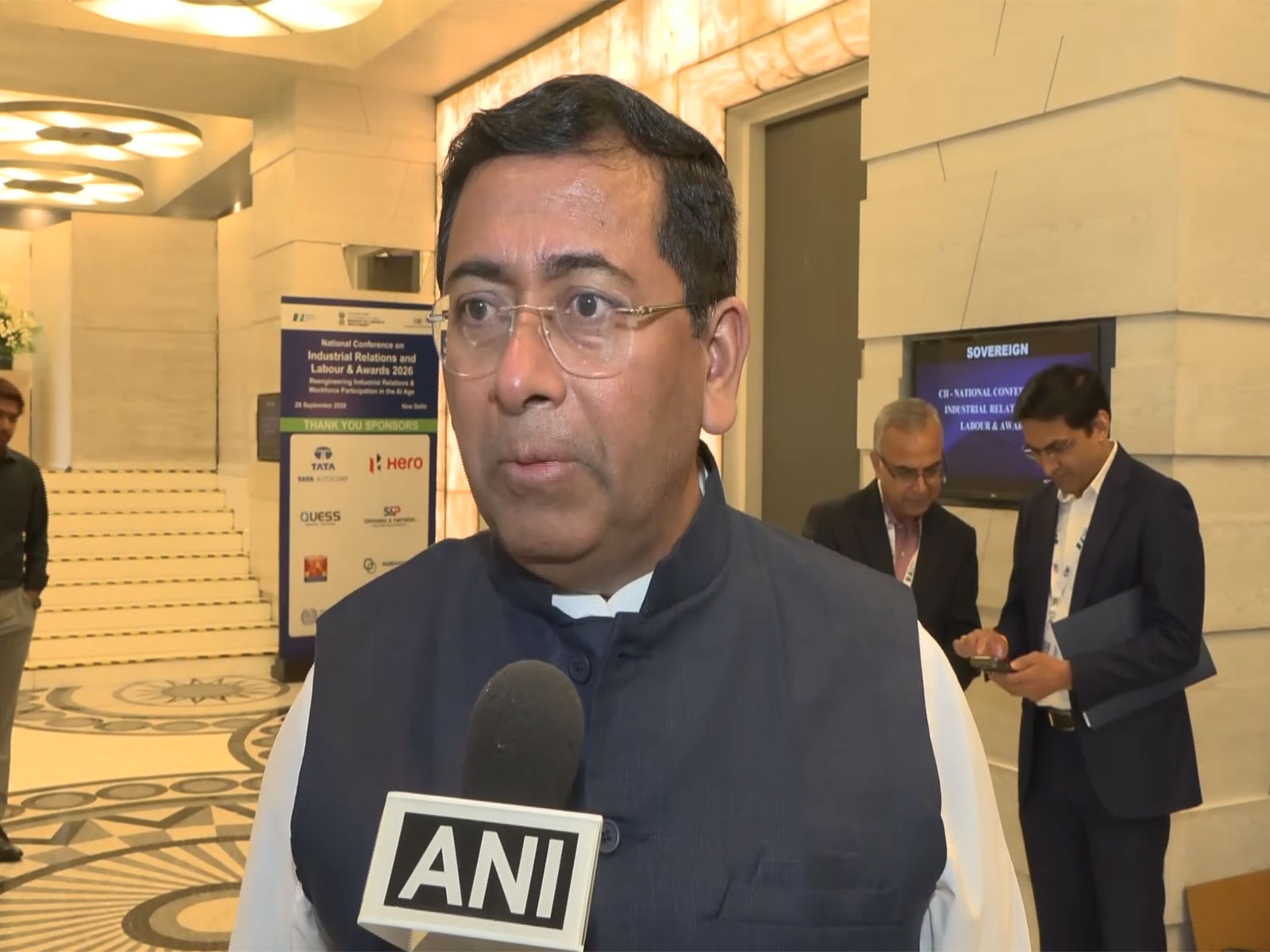  Chandra Bhushan Kumar, Secretary, Ministry of Labour & Employment, Government of India (Photo/ANI)
