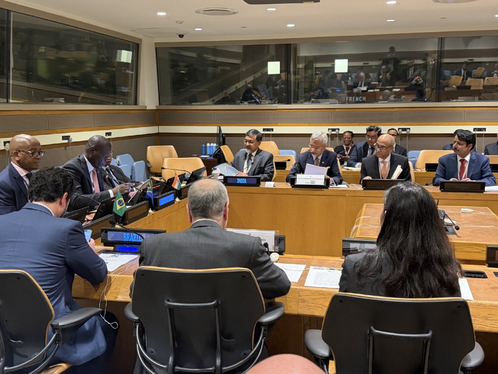 External Affairs Minister S Jaishankar participates in 14th IBSA Trilateral Ministerial Commission Meeting, New York  (Photo/X@DrSJaishankar)
