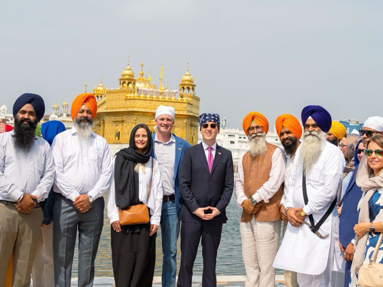 US Ambassador Sergio Gor during visit to the Golden Temple in Amritsar (Photo/X@USAmbIndia)