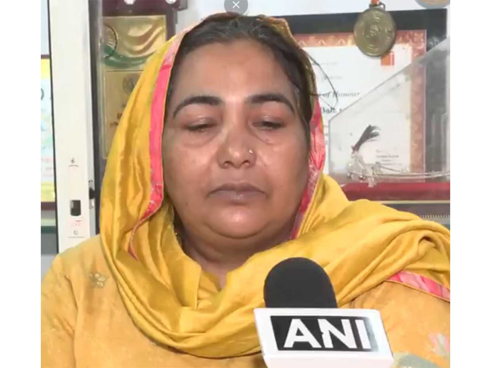 Pincky Balhara’s mother, Suresh Balhara. (Photo/ANI)