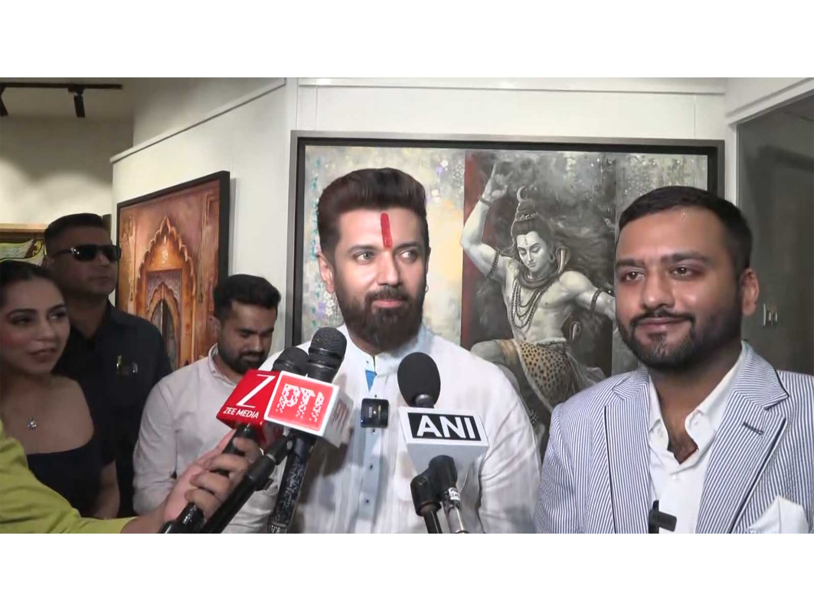  Union Minister Chirag Paswan at the event (Photo/ANI) 