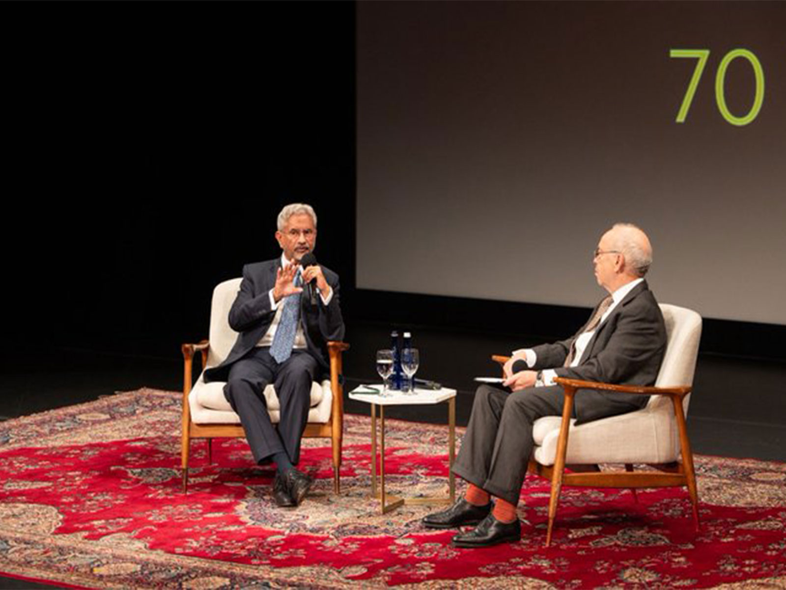 EAM Jaishankar speaks during an event in New York. (Photo: X/@DrSJaishankar)