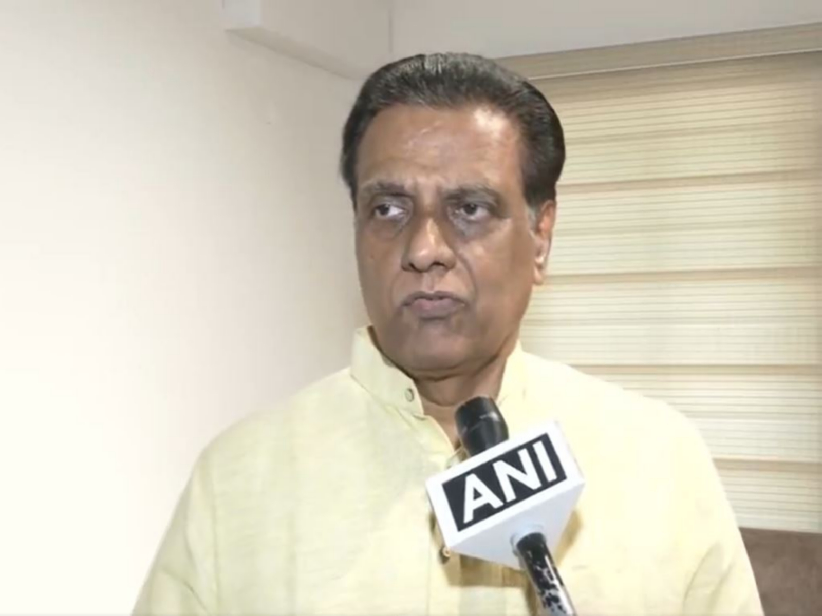 BJP Telangana spokesperson NV Subhash (File photo/ ANI)