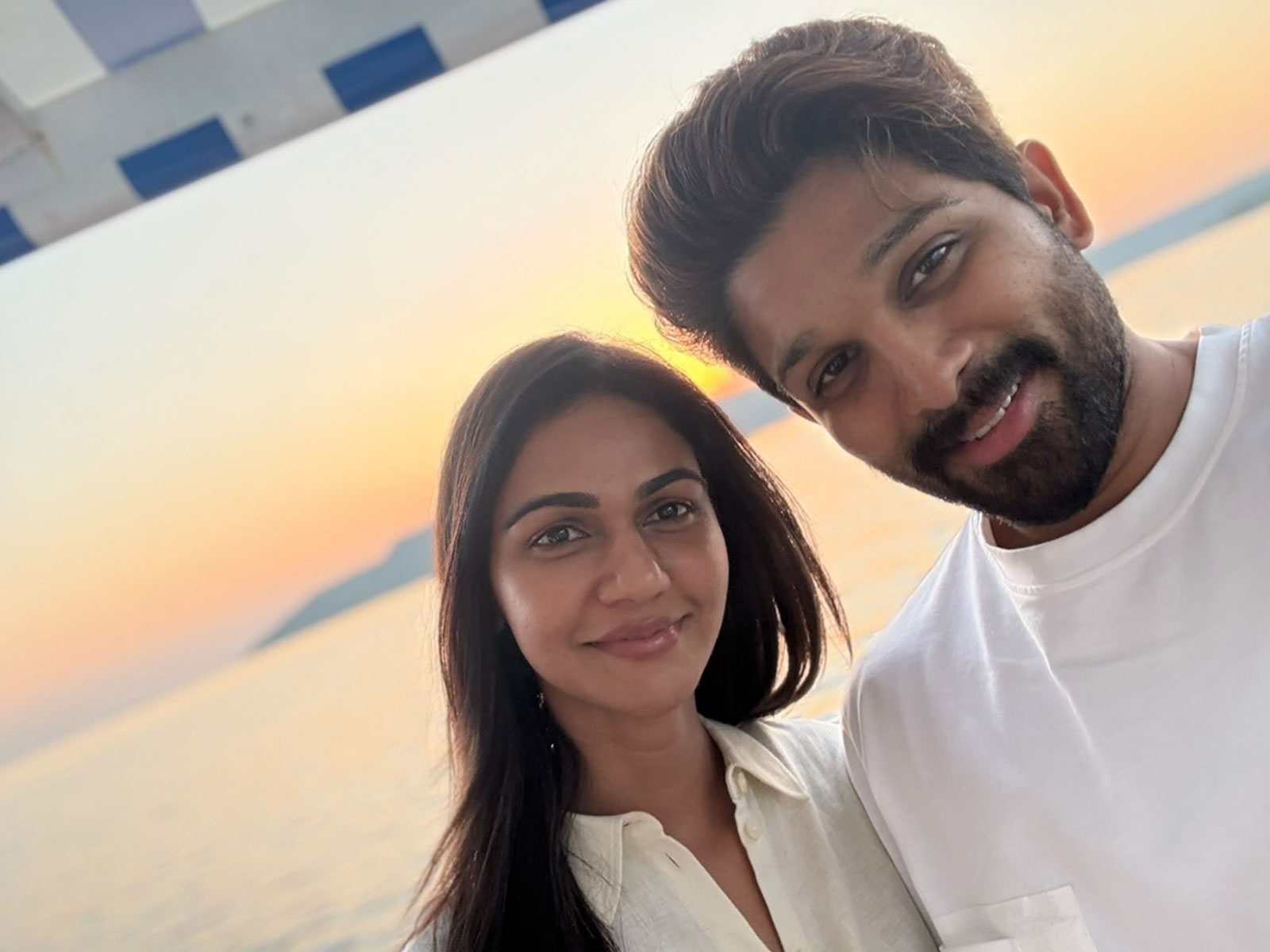 Sneha Reddy and Allu Arjun (Photo/X@alluarjun)