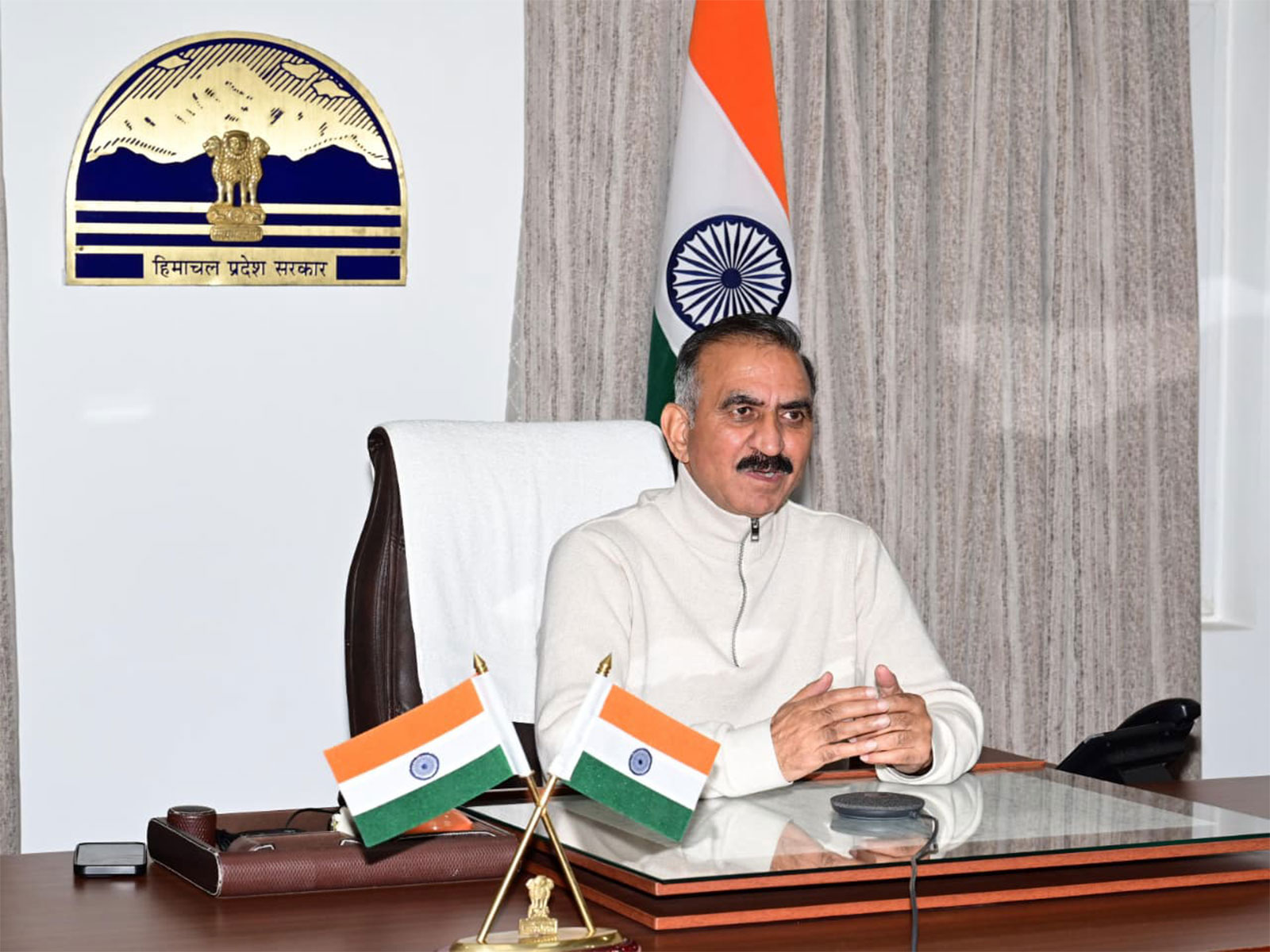 Himachal Pradesh Chief minister Sukhvinder Singh Sukhu (File photo/ANI)