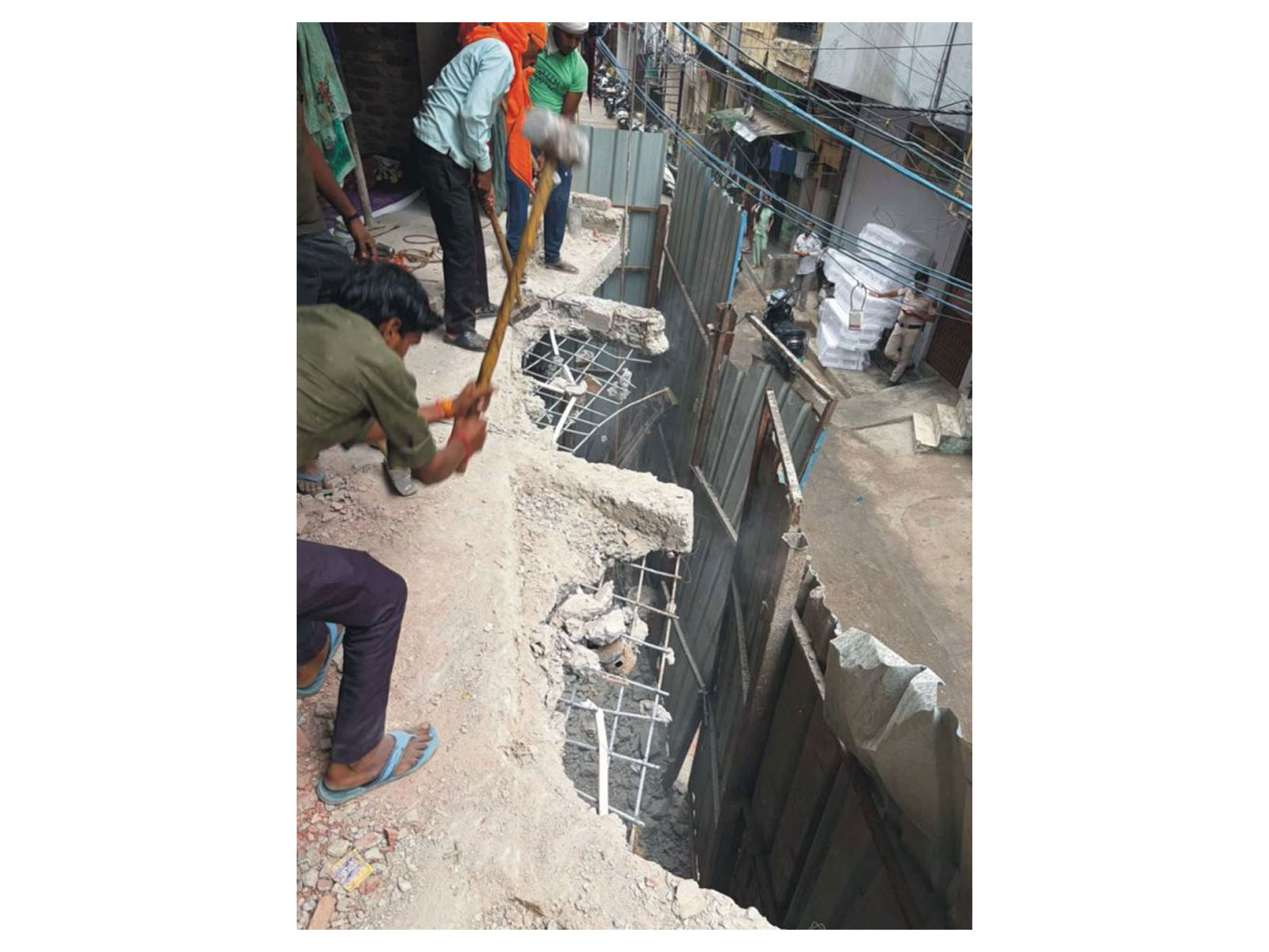 Visual during demolition process (Photo: MCD)
