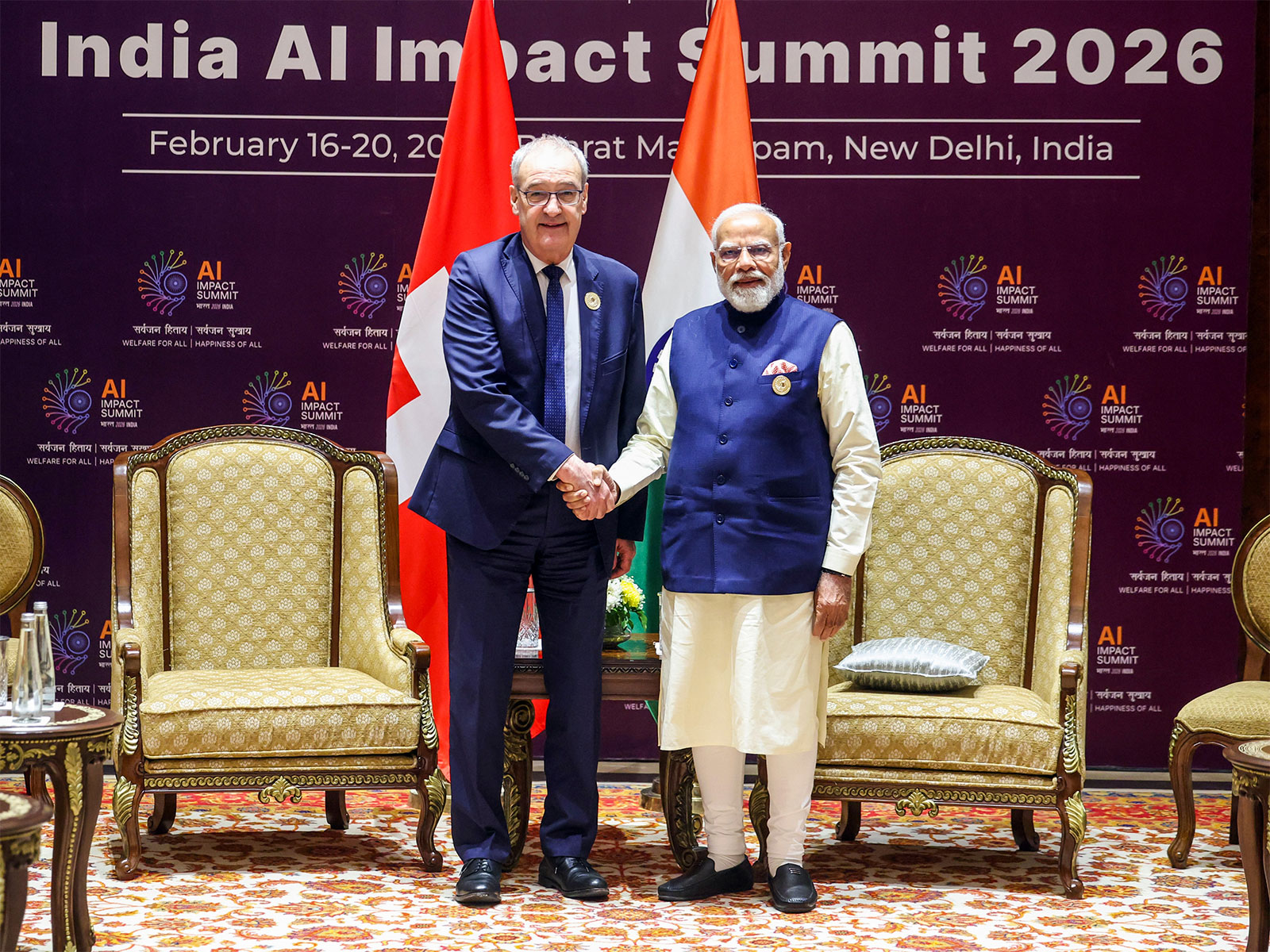 PM Modi holds a bilateral meeting with Swiss President Parmelin (File Photo/Narendra Modi Photo Gallery)