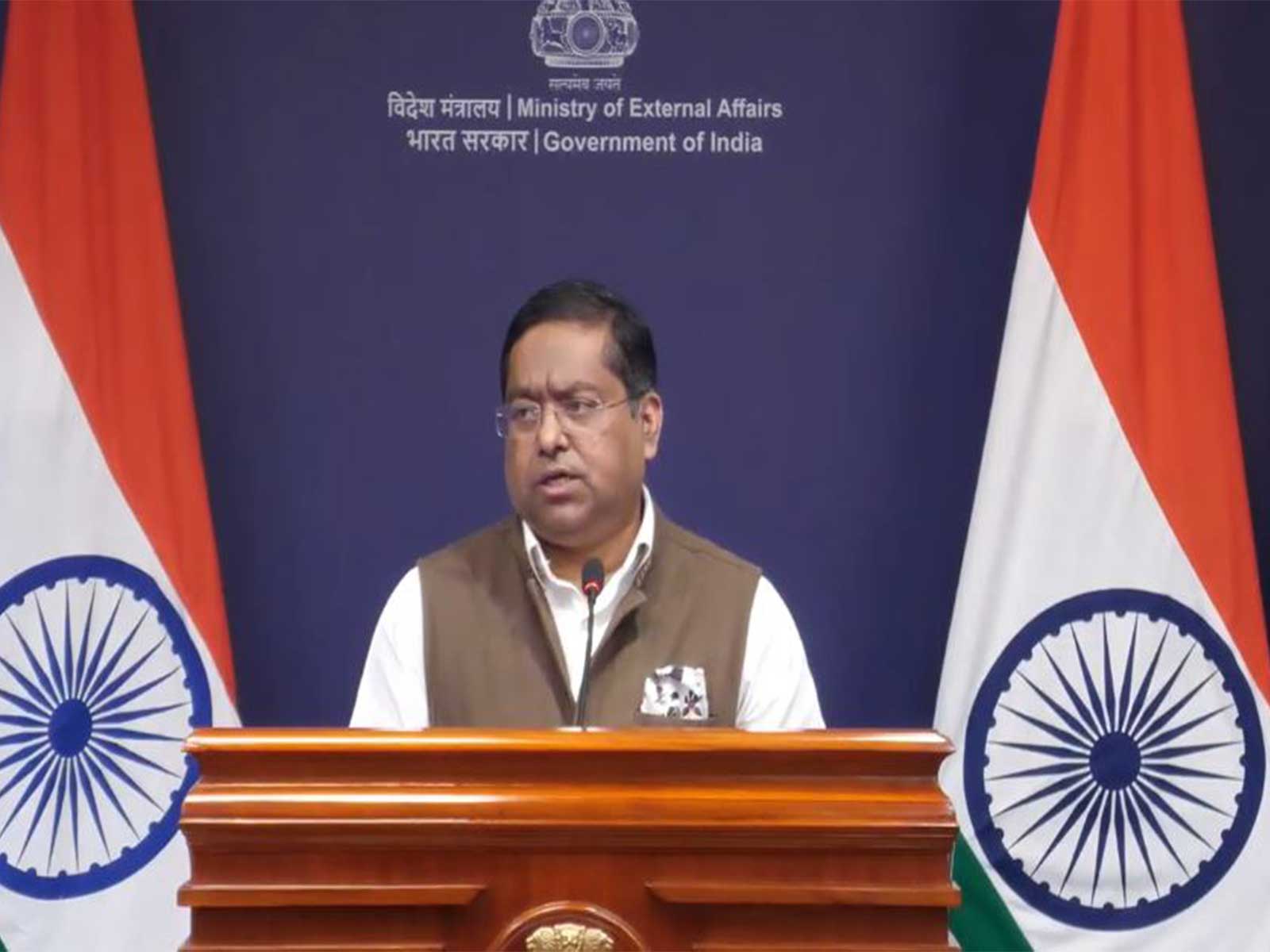Ministry of External Affairs Spokesperson Randhir Jaiswal (Photo/Youtube@MEAIndia)