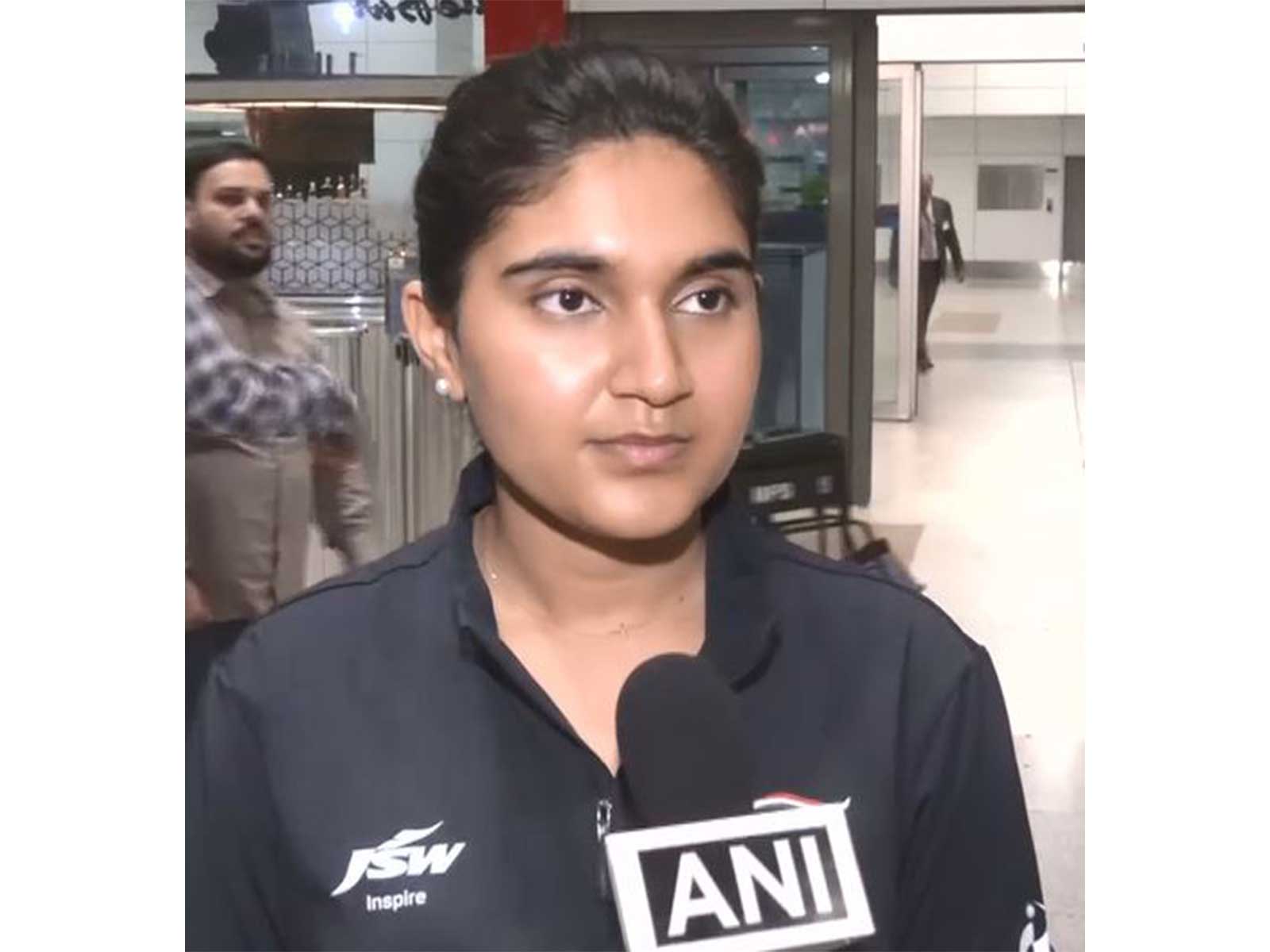 Indian shooter Esha Singh. (Photo/ANI)  