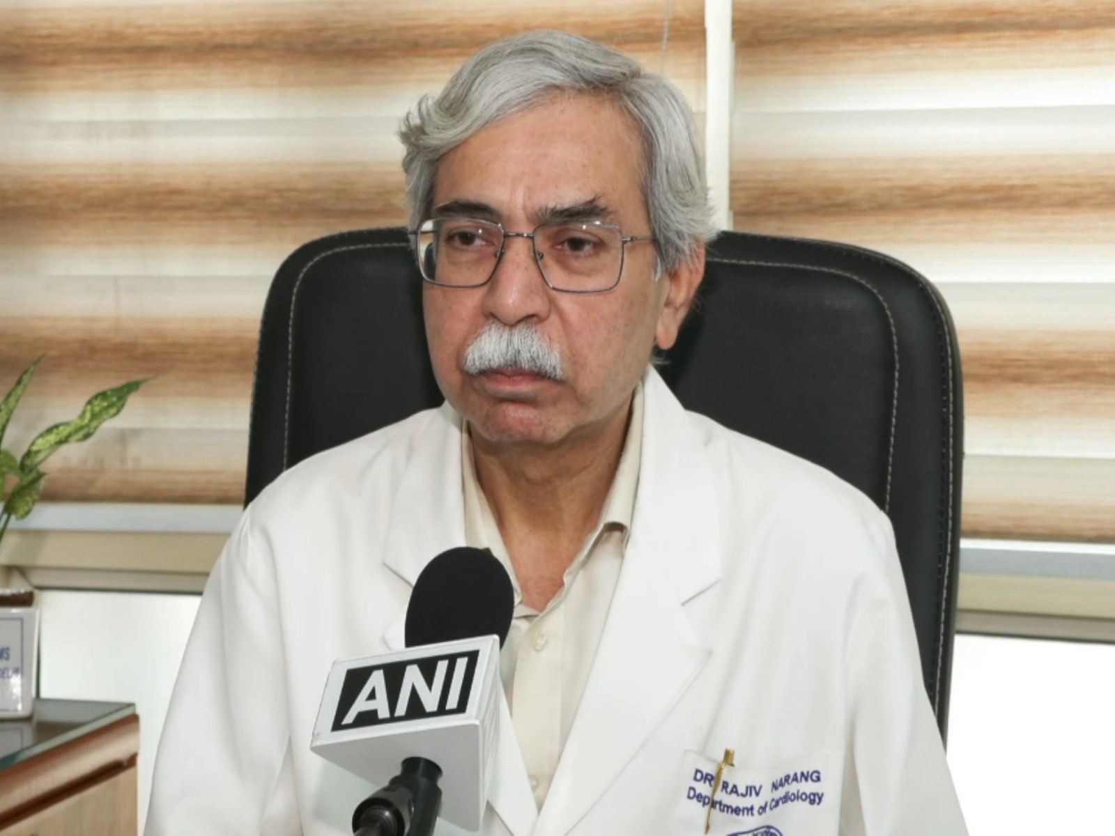 Professor & HOD, Department of Cardiology, AIIMS Delhi, Dr Rajiv Narang (Photo/ANI)