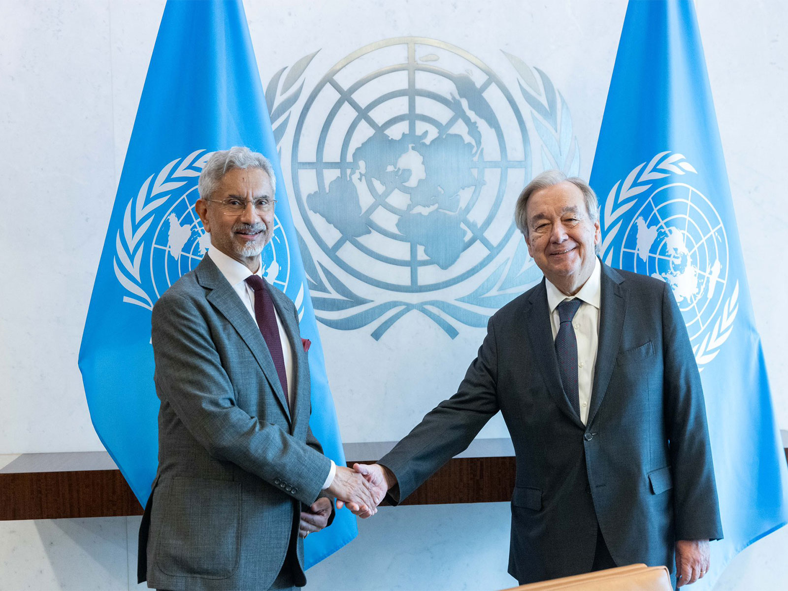 External Affairs Minister S Jaishankar meets United Nations Secretary-General Antonio Guterres (Photo/X/@DrSJaishankar)