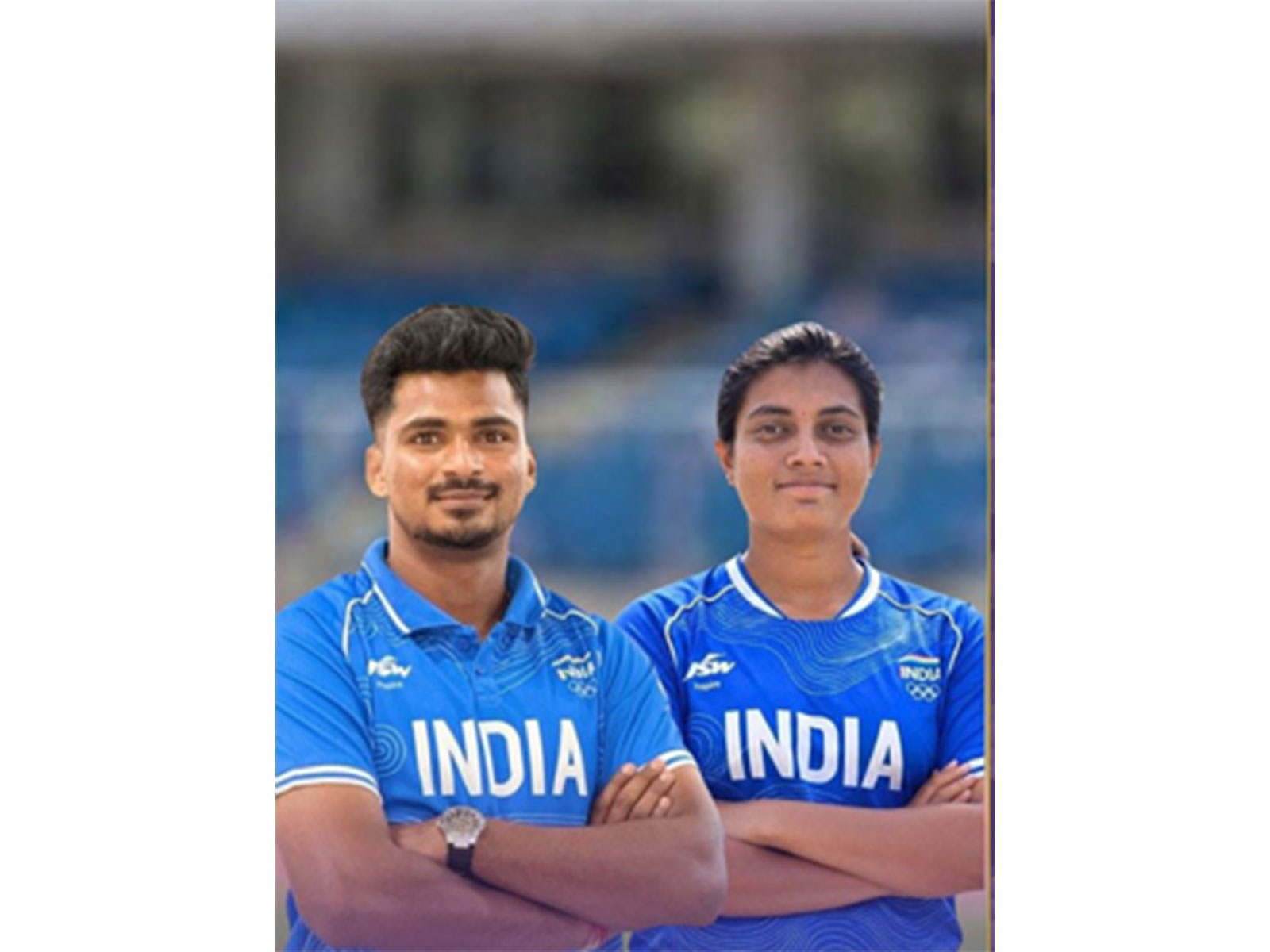 Chikitha Taniparthi (R) and Sahil Jadhav (L). (Photo: X/@Media_SAI)