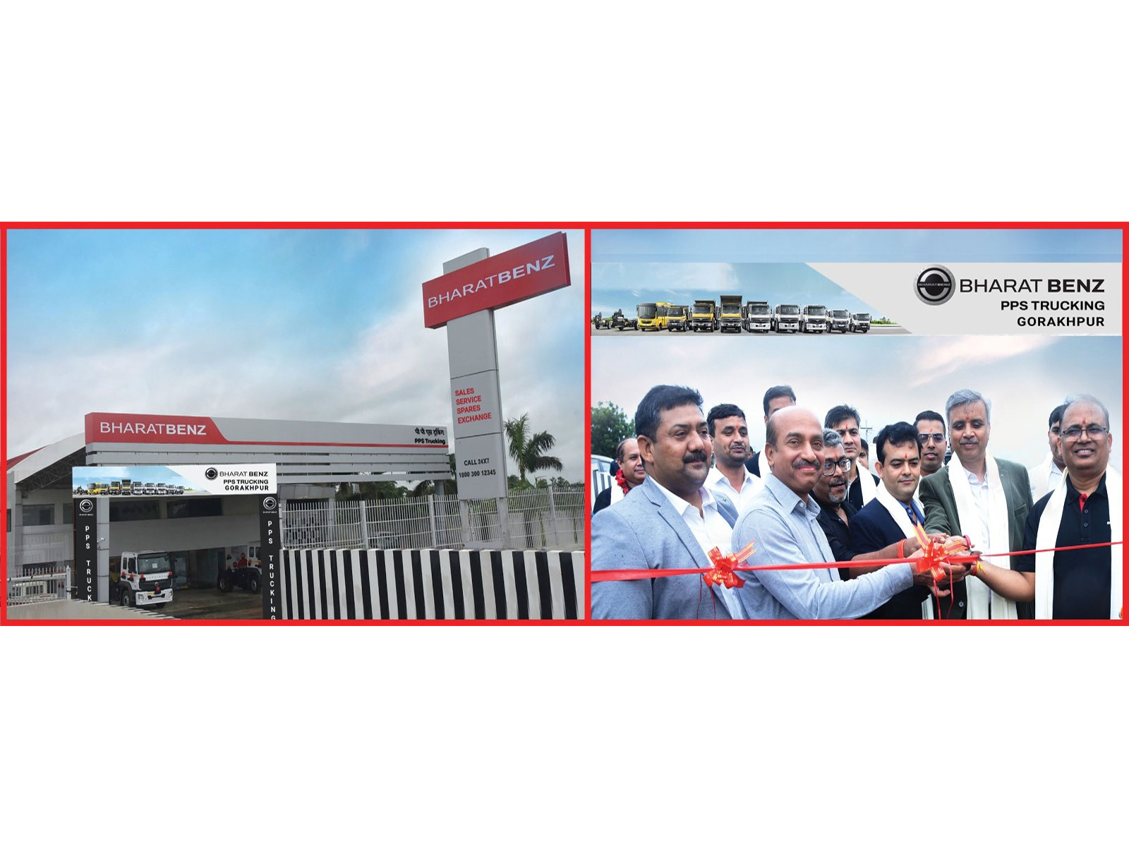 PPS-BharatBenz inaugurated the new 3S (Sales, Service & Spares) facility at Gorakhpur in Uttar Pradesh 