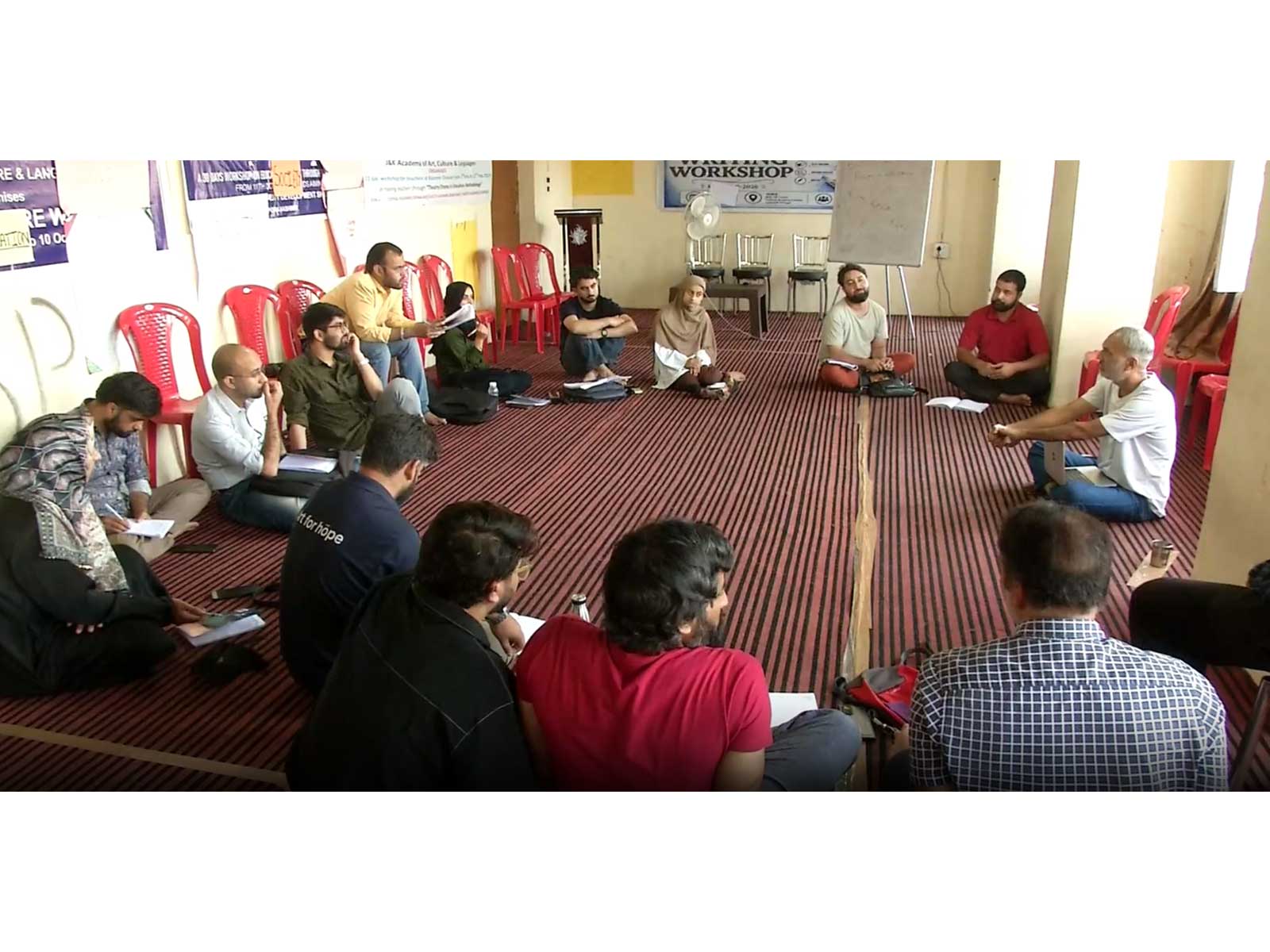 NSD writing workshop in Srinagar (Photo/ANI)