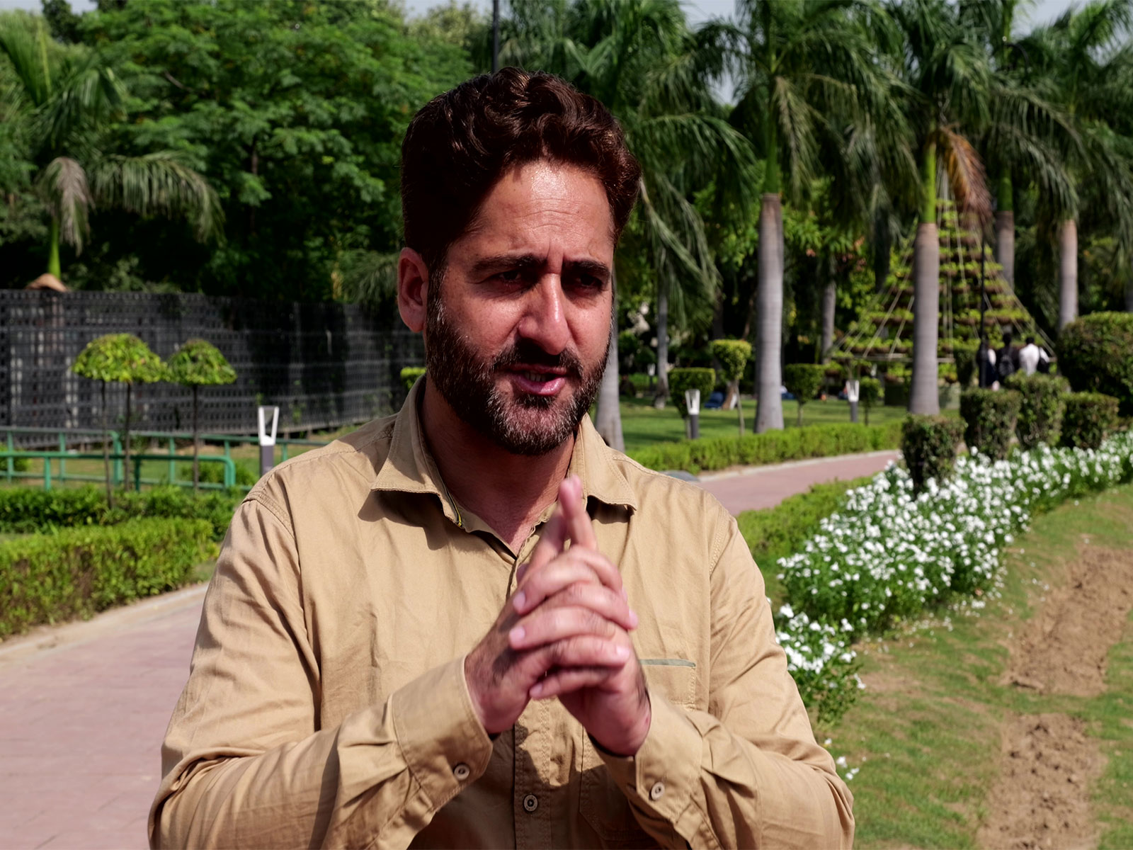 Human rights defender from Jammu and Kashmir Javed Beigh (Photo/ANI)