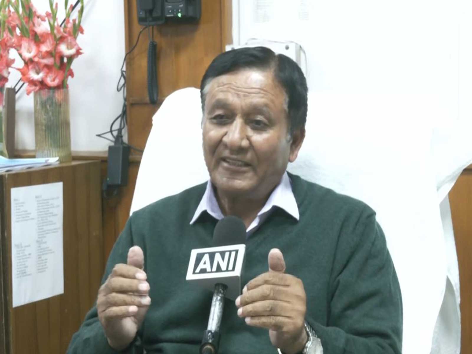 Himachal Pradesh Revenue Minister Jagat Singh Negi (Photo/ANI)