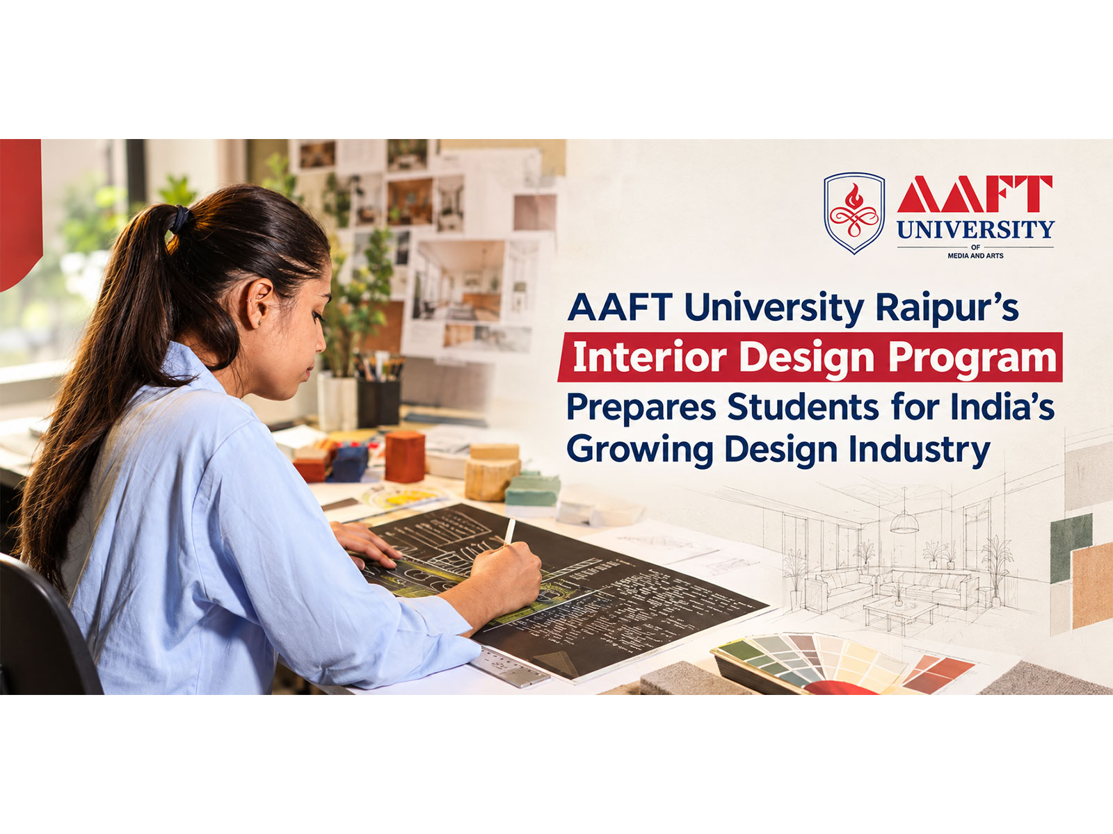 AAFT University Raipur's Interior Design Program Prepares Students for India's Growing Design Industry