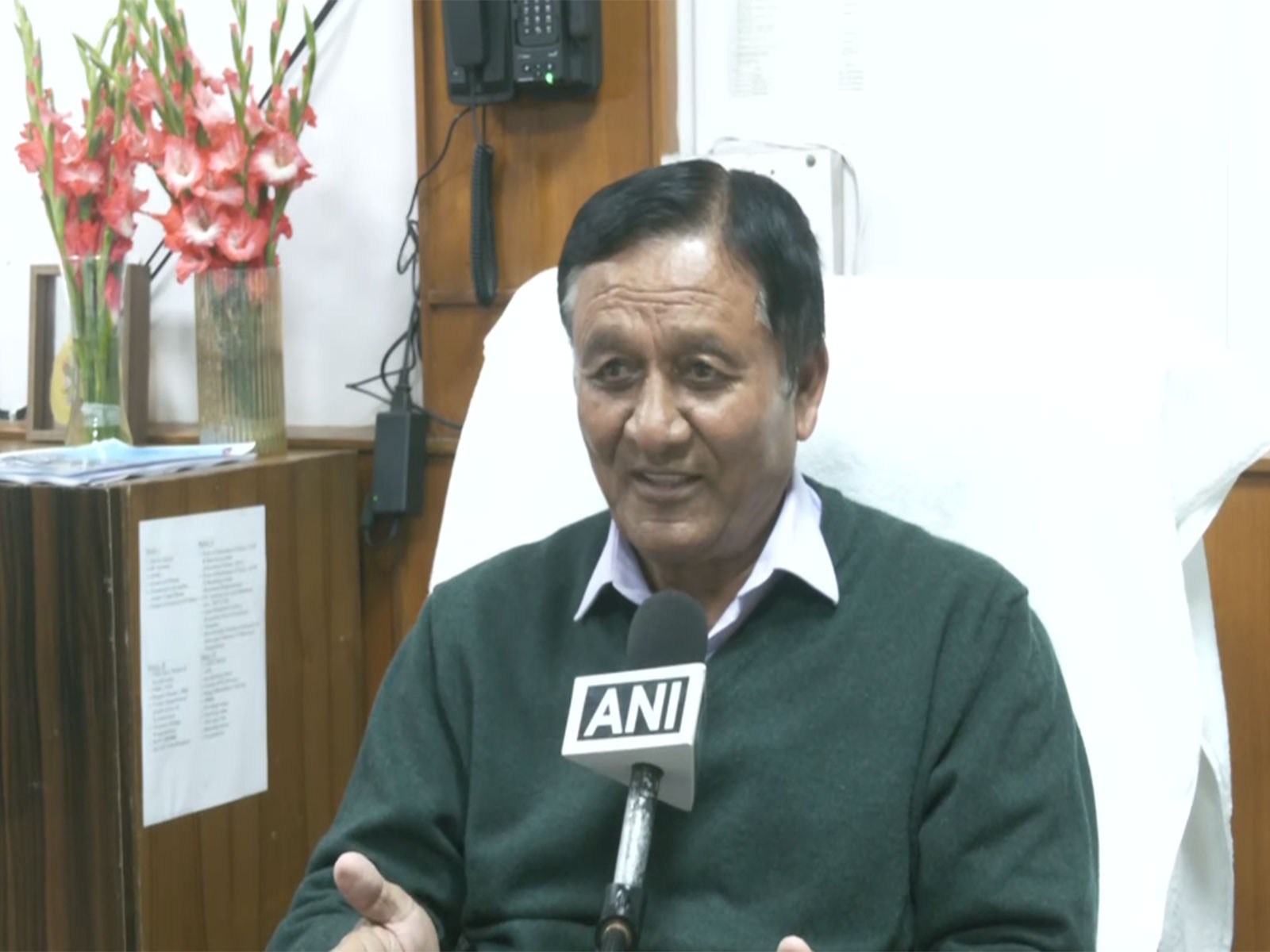 Himachal Pradesh Revenue Minister Jagat Singh Negi (Photo/ANI)