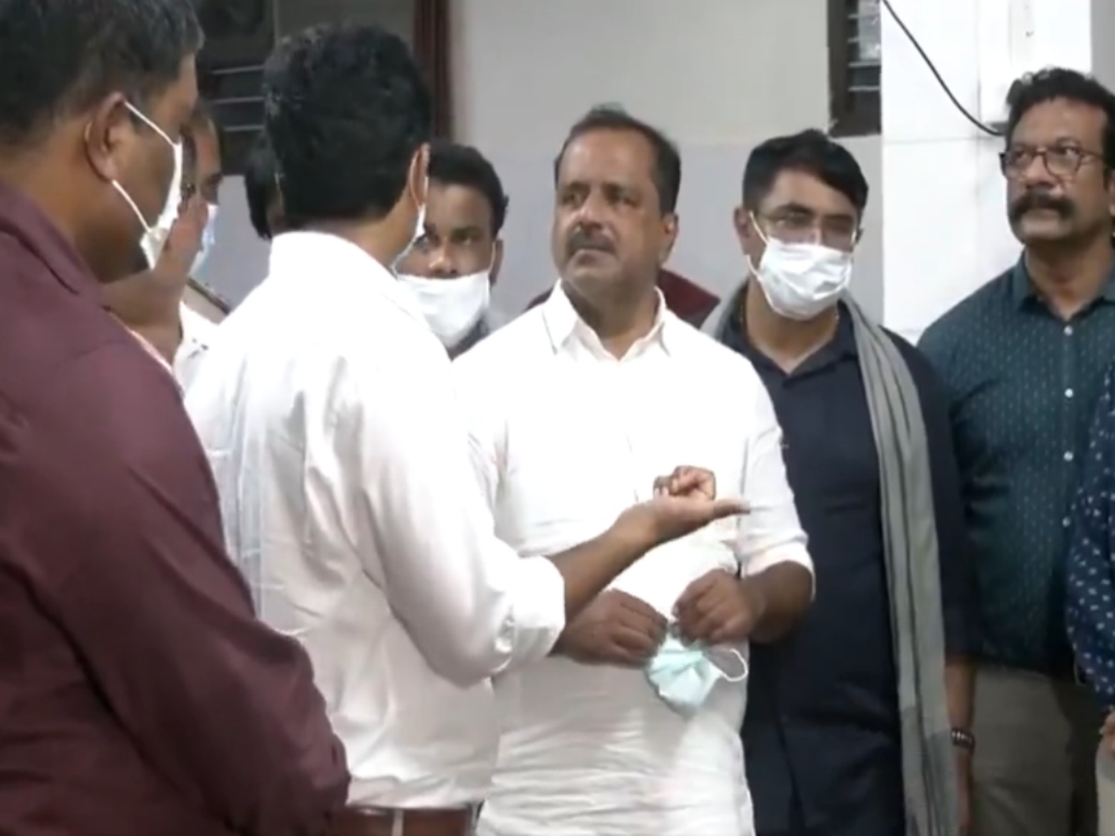 Karnataka Minister UT Khader at the facility (Photo/ANI)