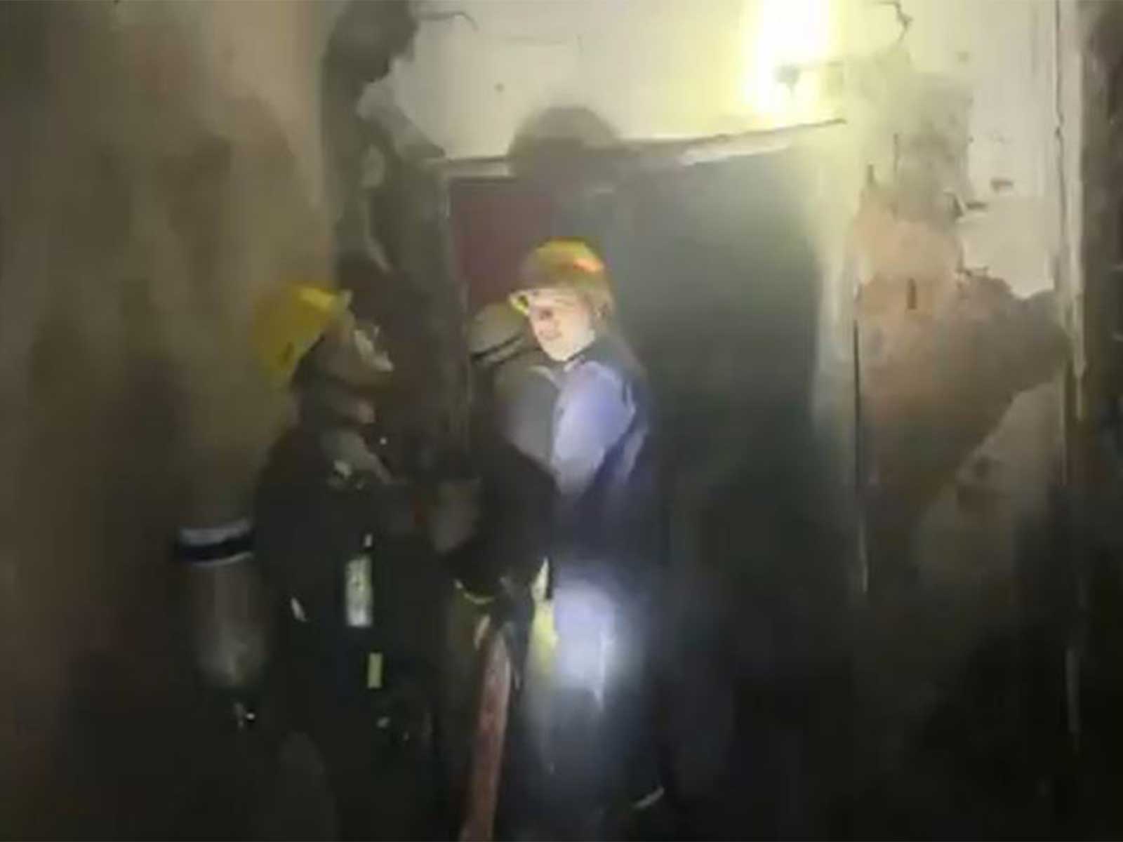 Fire broke out at the factory of Avinics Design Concepts Private Limited in Ghaziabad (Photo/ @ghaziabadfire)