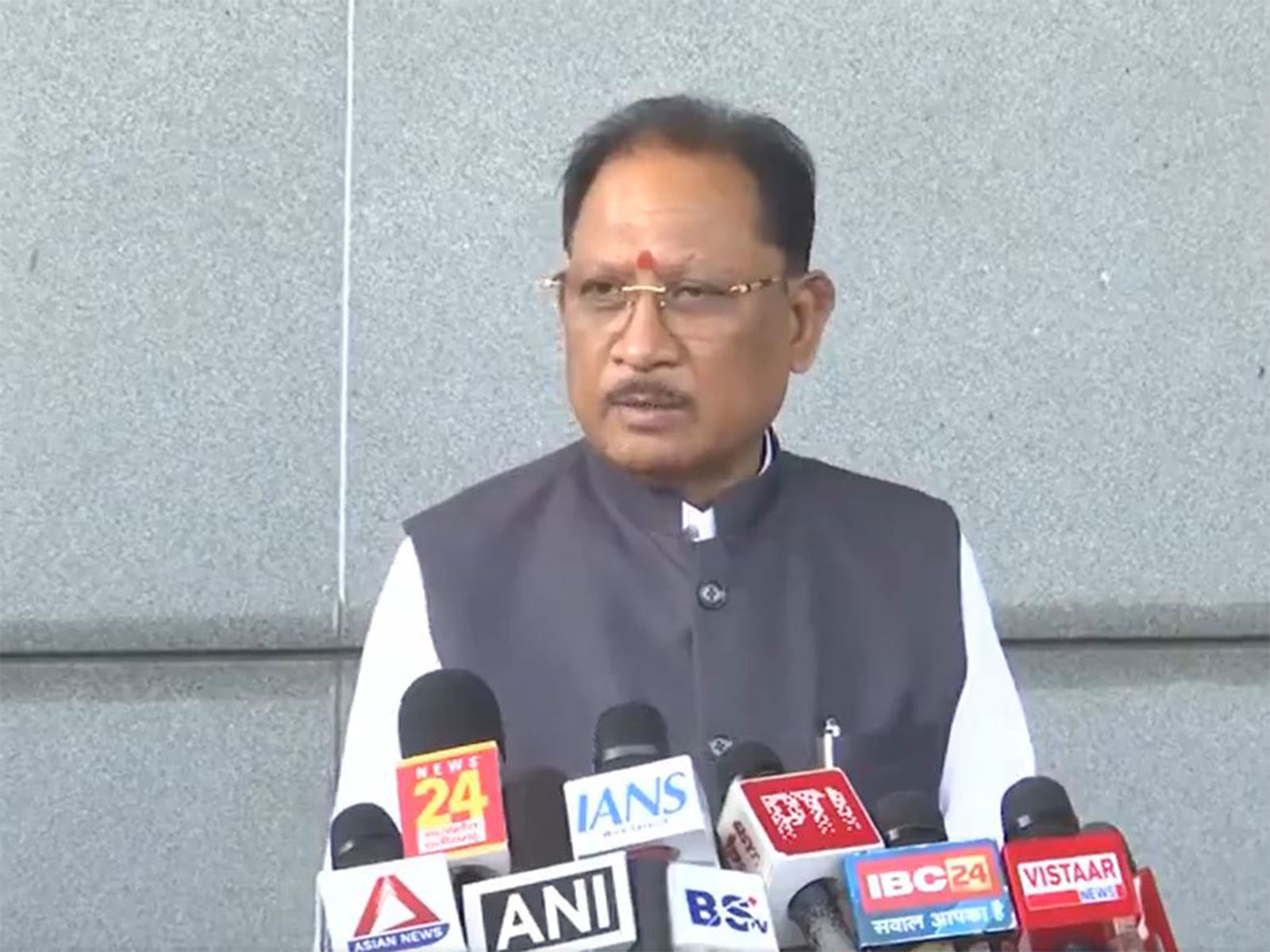 Chhattisgarh Chief Minister Vishnu Deo Sai (Photo: ANI)