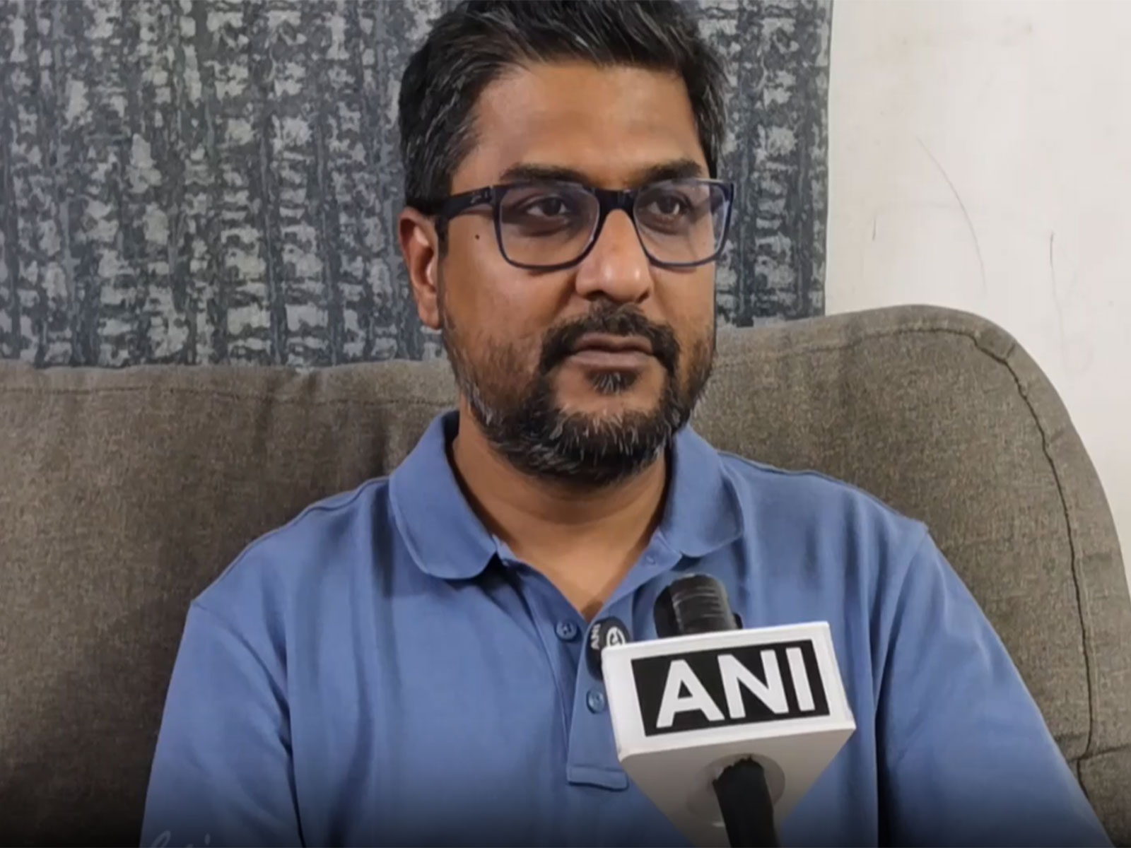Prithika Pradeep's father Pradeep Simon (Photo: ANI)