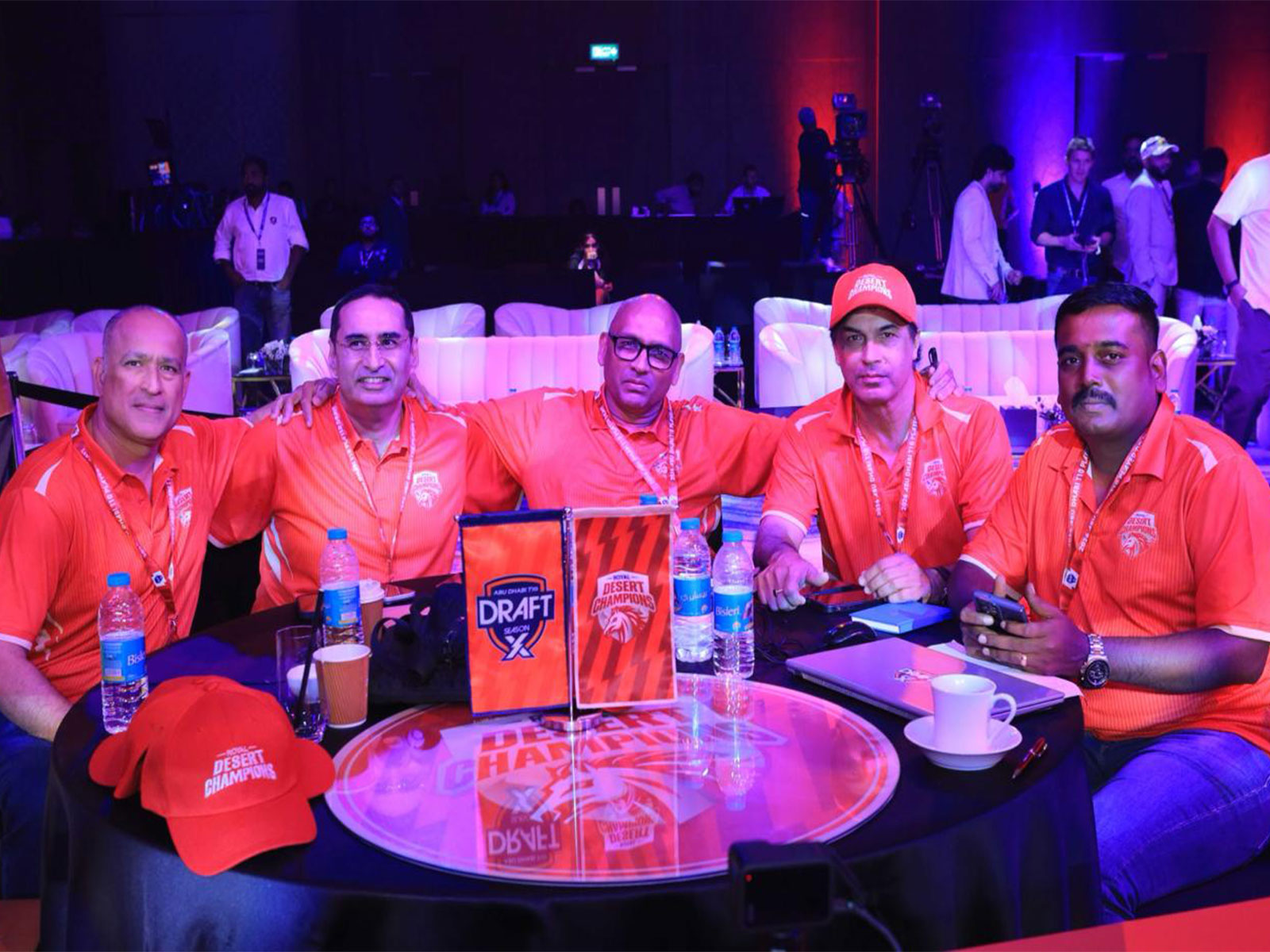 Royal Desert Champions at the Abu Dhabi T10 Draft. (Photo: Royal Desert Champions)