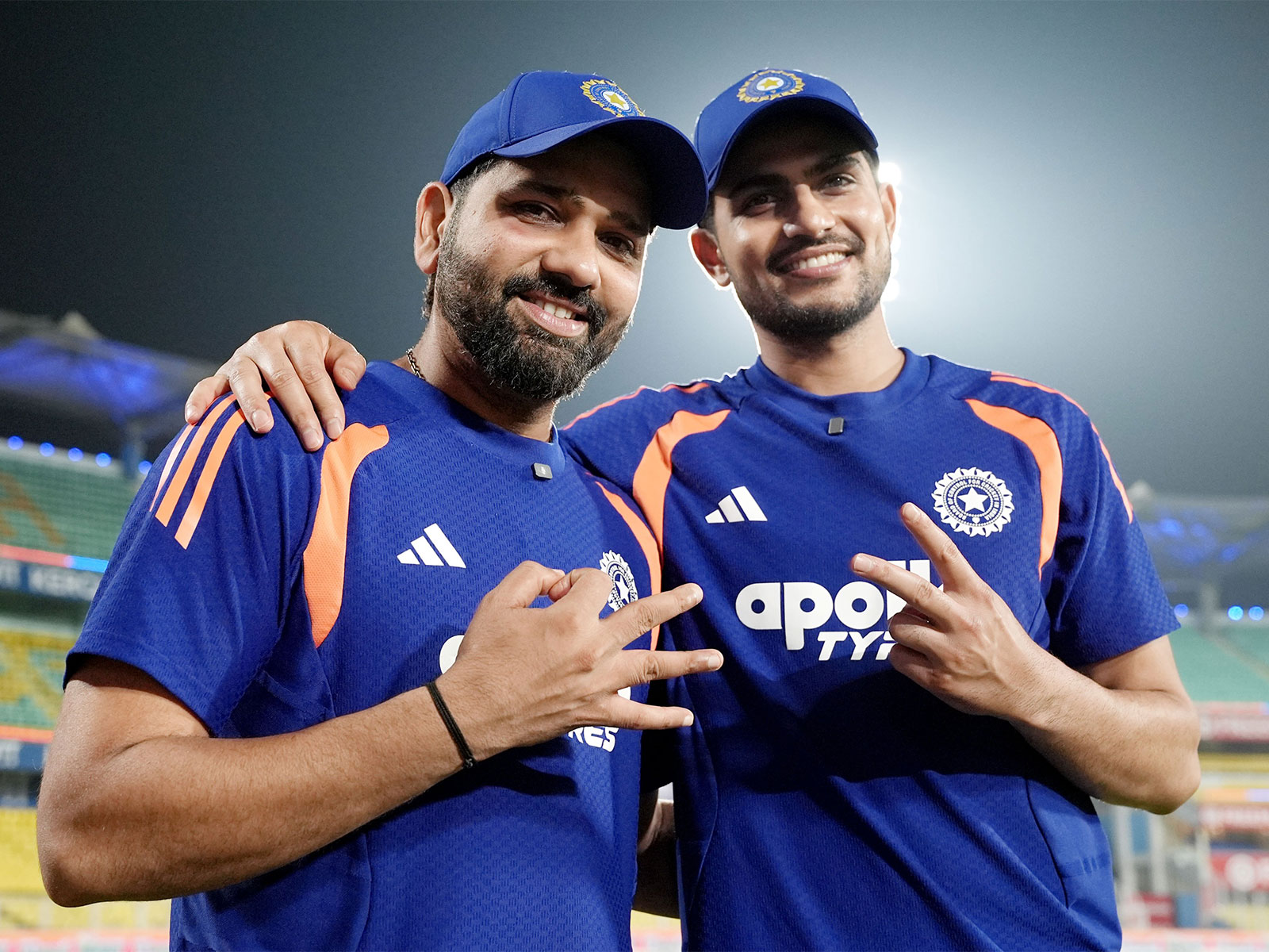 Rohit Sharma and Shubman Gill. (Photo: @BCCI X)