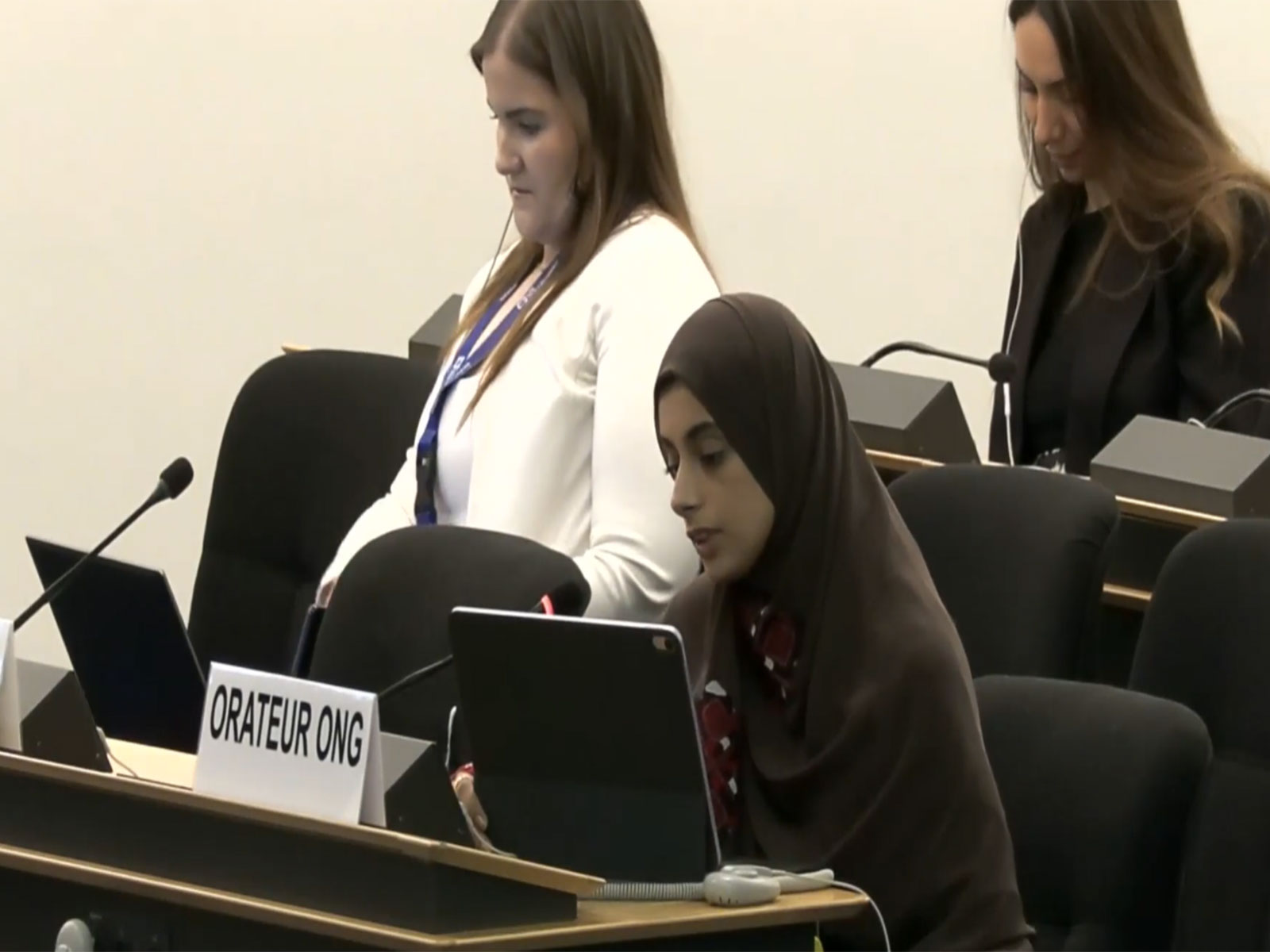 Mahra Abdul Jalil of the Al Baraem Association for Charitable Work (Photo/UNTV)