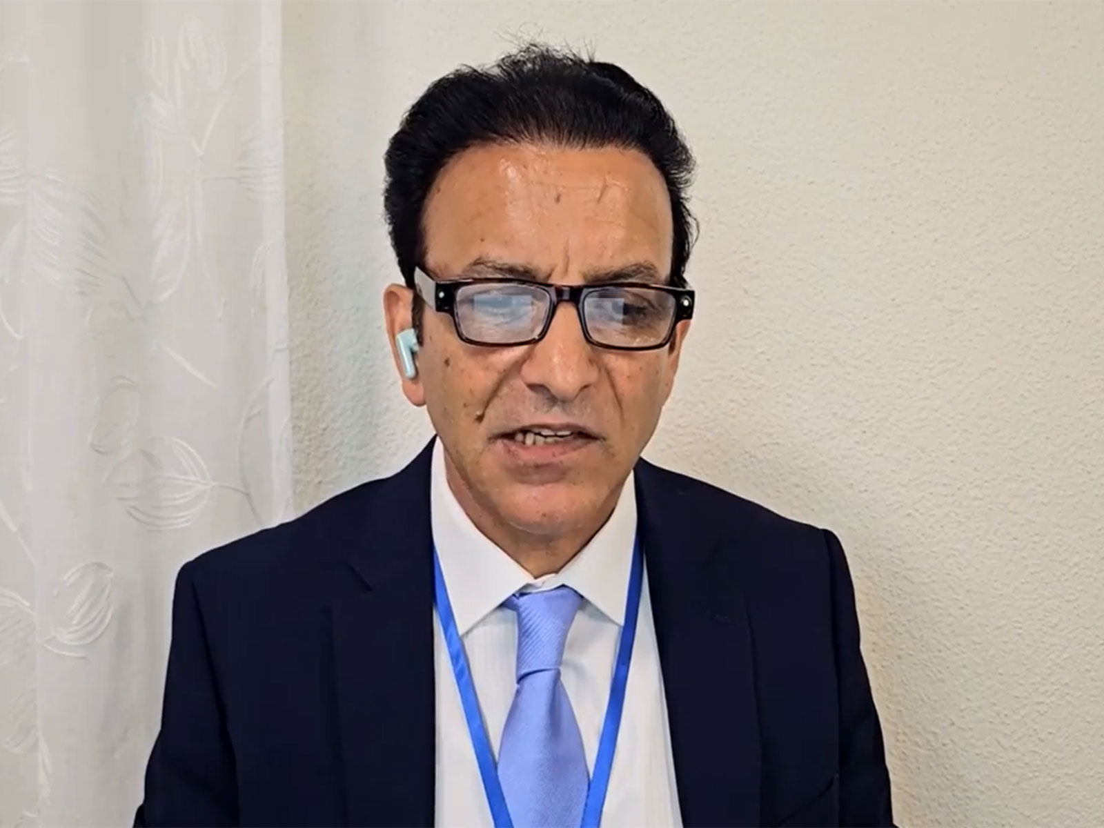Nasir Aziz Khan, central spokesperson of the United Kashmir People’s National Party (UKPNP) (Photo/UNTV)