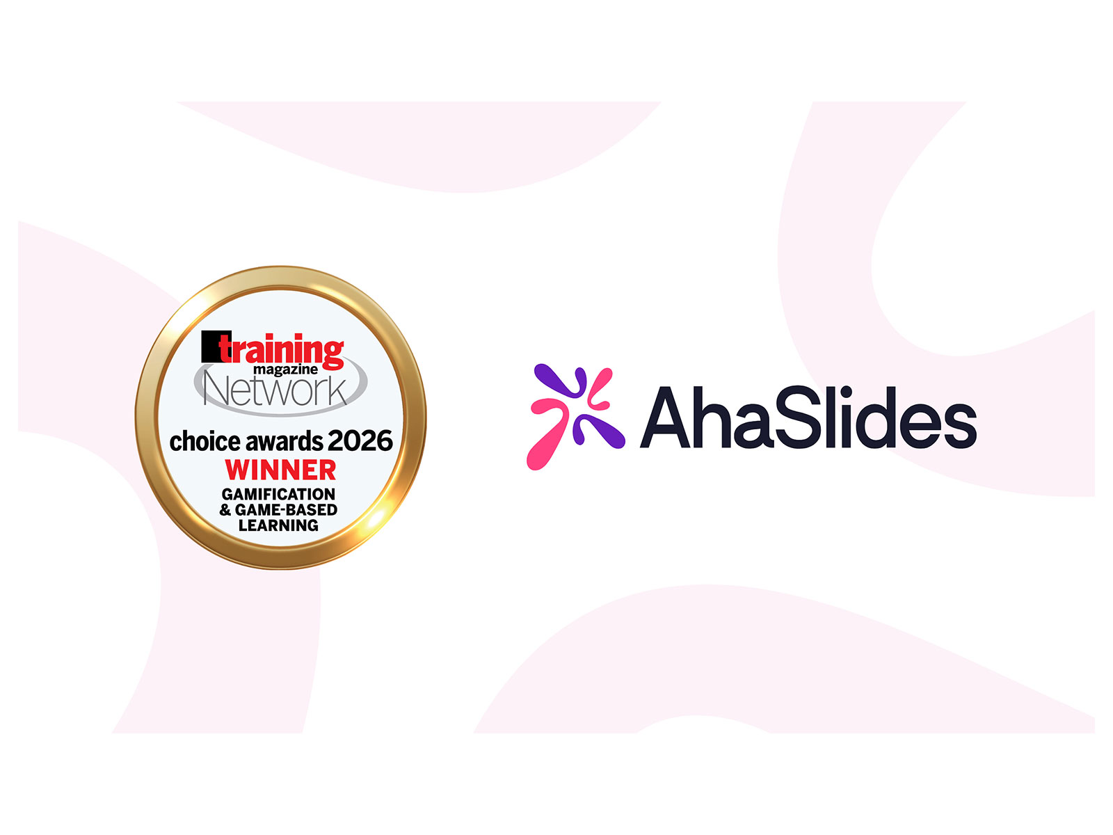 AhaSlides wins 2026 Training Magazine Network Choice Award for Gamification & Game-Based Learning