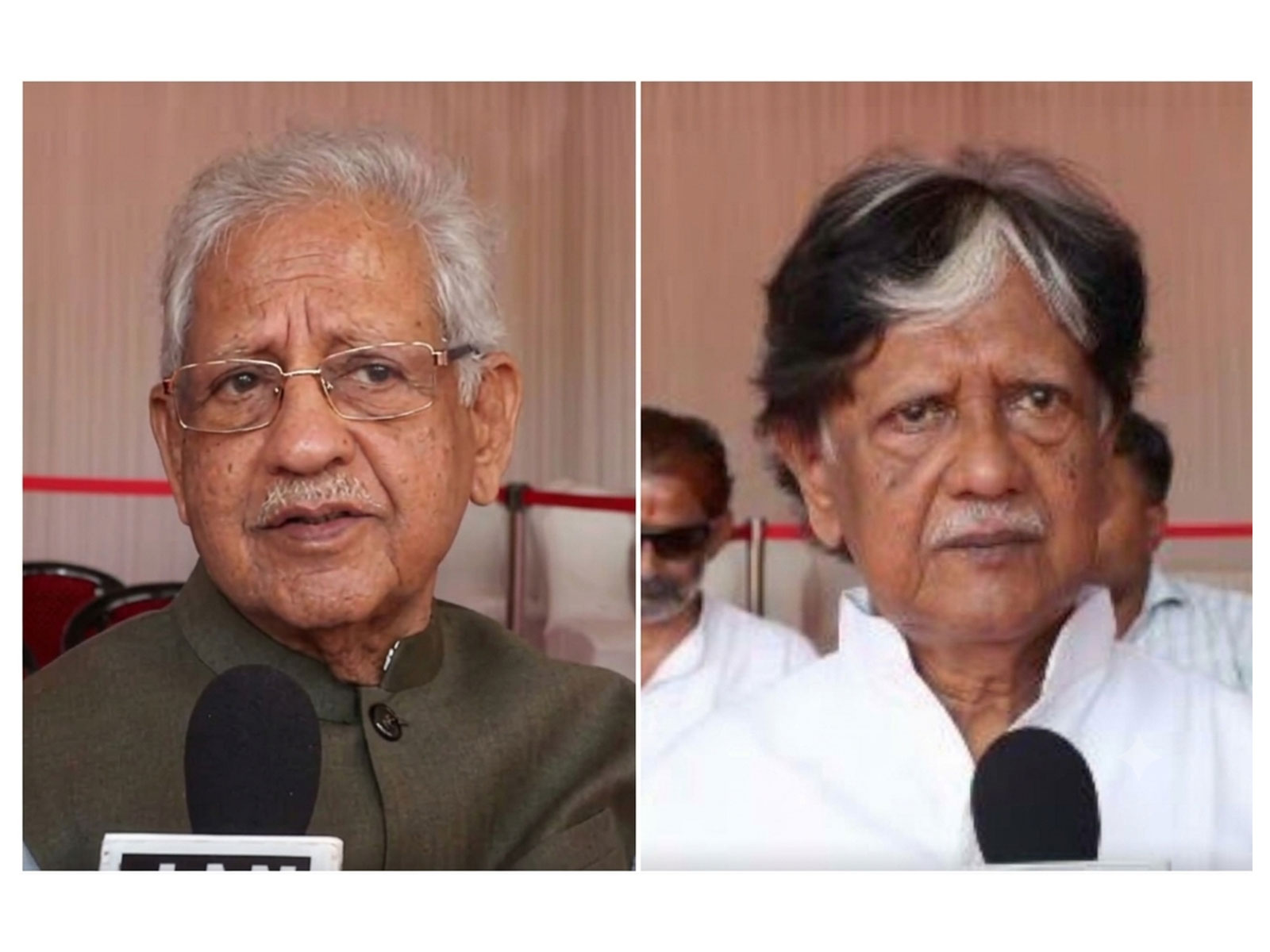Lal Bahadur Shastri sons former MP  Sunil Shastri and Anil Shastri (Photo/ANI)