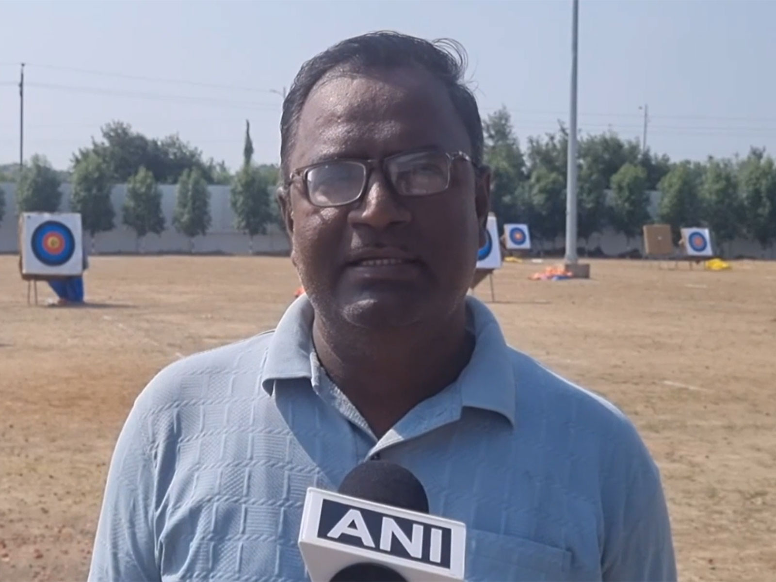 Indian archer Kumkum Mohod's father, Anil Mohod. (Photo: ANI)