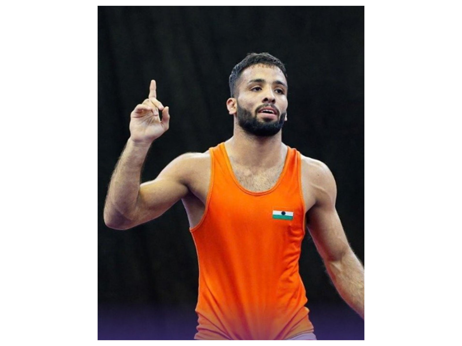 Gold medal winning wrestler Sujeet Kalkal (Photo/SAI Media)