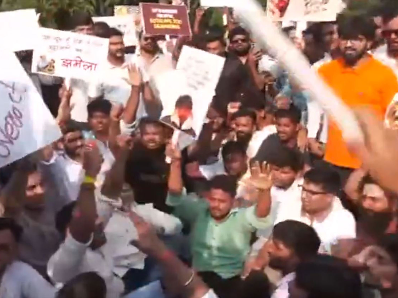 Visual from the 'Gen Next Mumbai' protest (Photo/ANI)