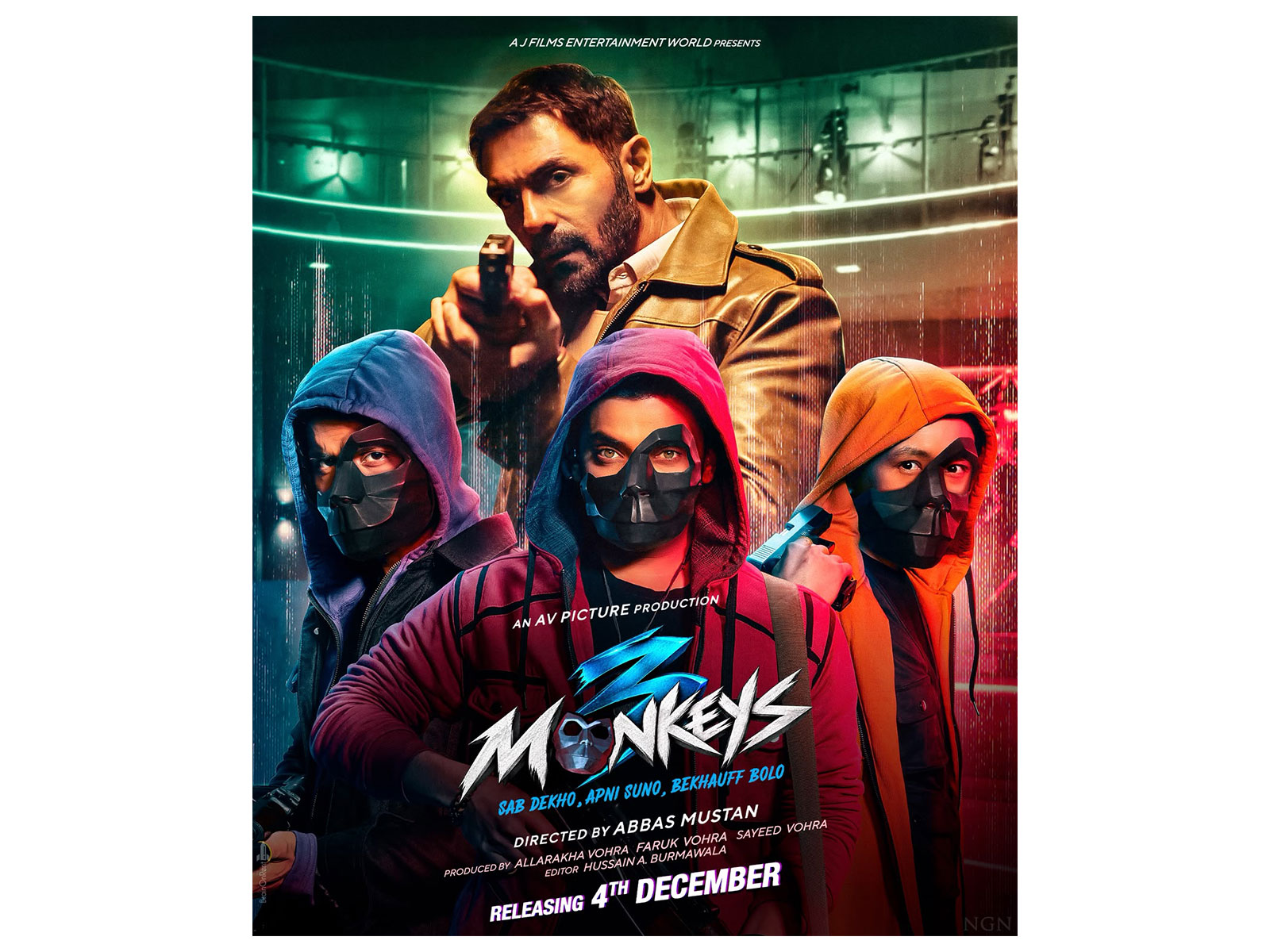 Poster of 3 Monkeys (Image source: Makers)