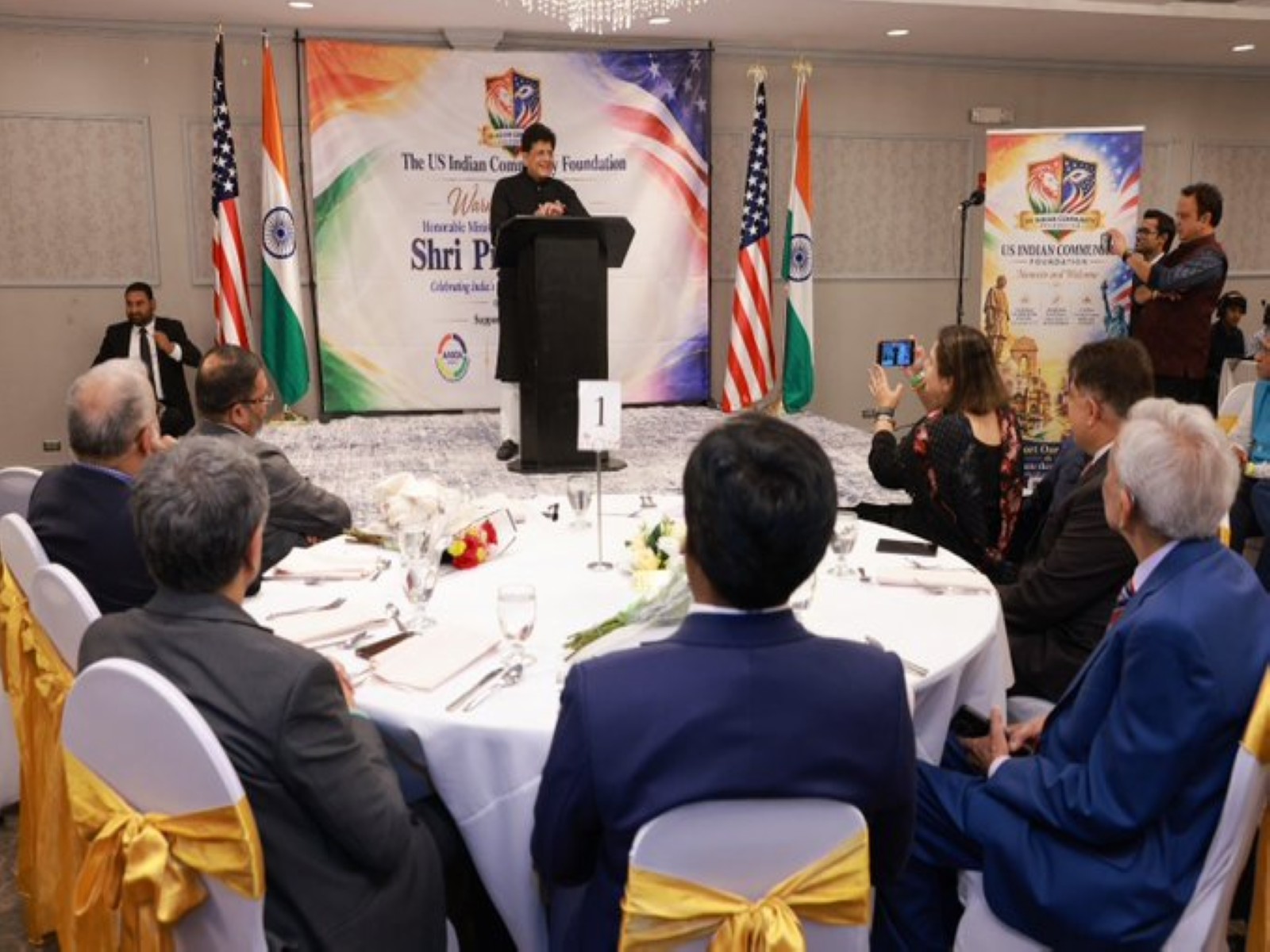 Union Commerce and Industry Minister Piyush Goyal pitches India opportunities in Chicago (Photo/ @PiyushGoyal)